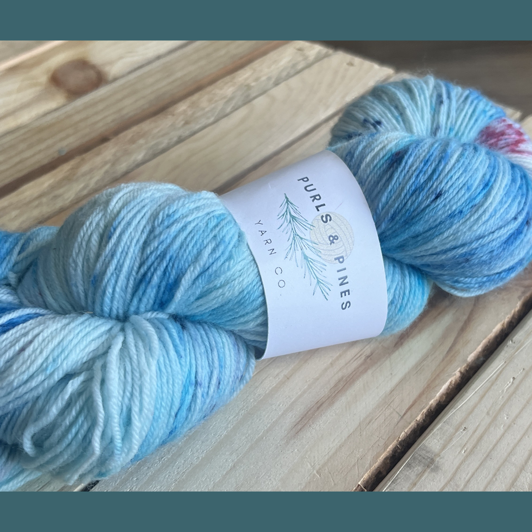 Jack Frost Nippin' Hand Dyed Yarn