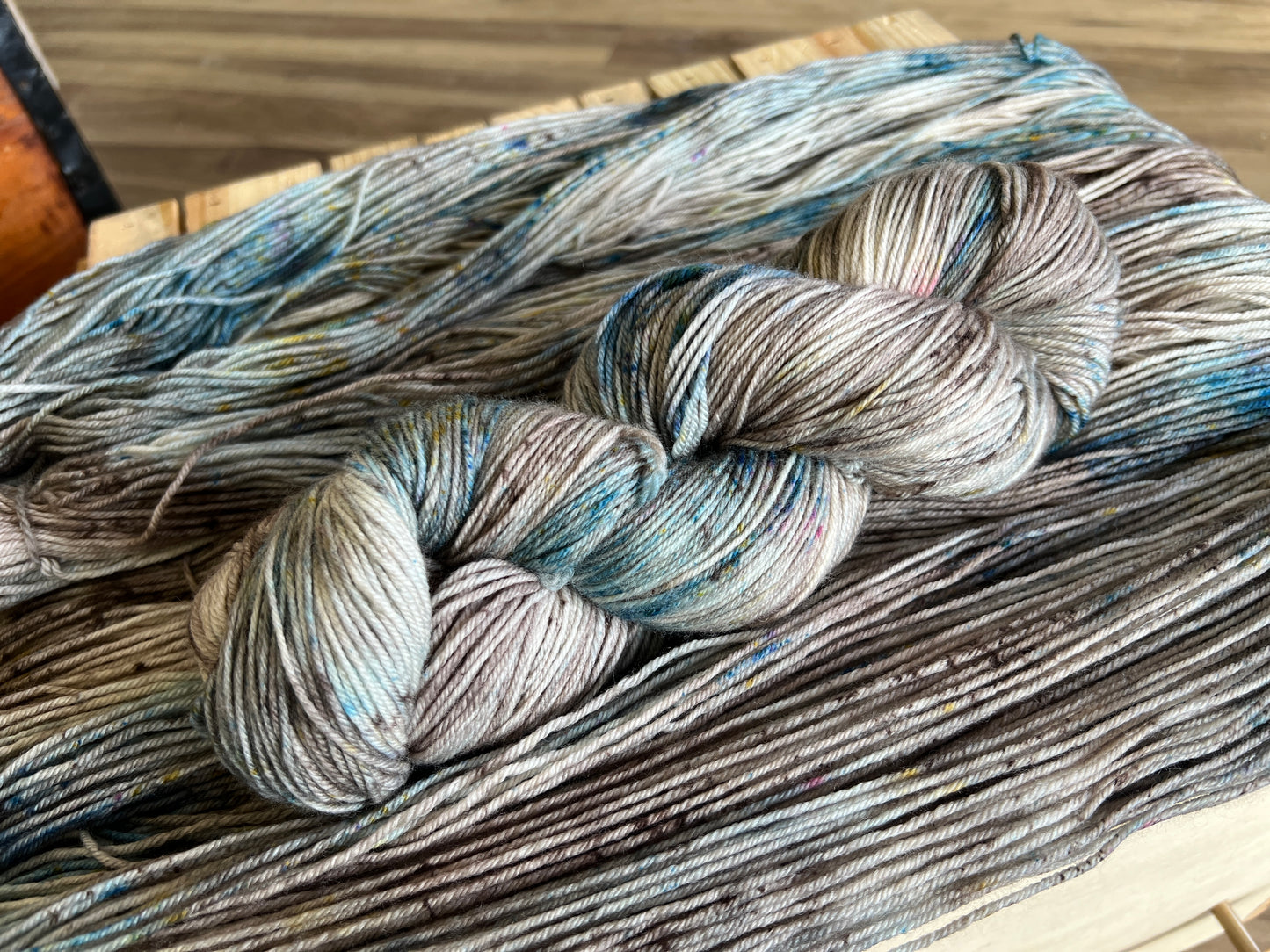 Shadows On the Lake Hand Dyed Yarn