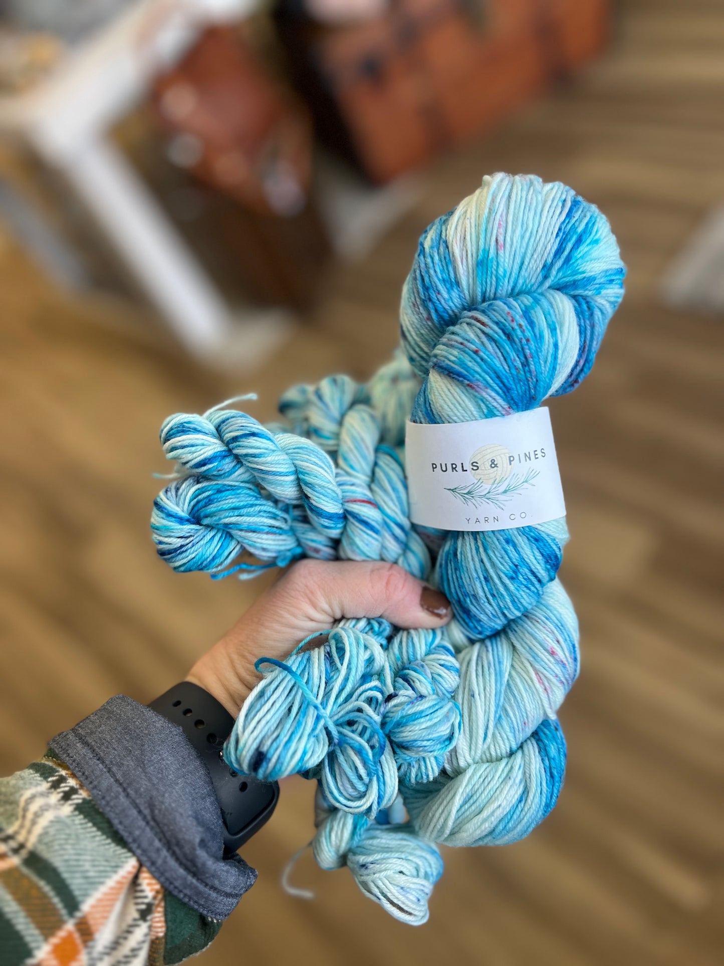 Jack Frost Nippin' Hand Dyed Yarn