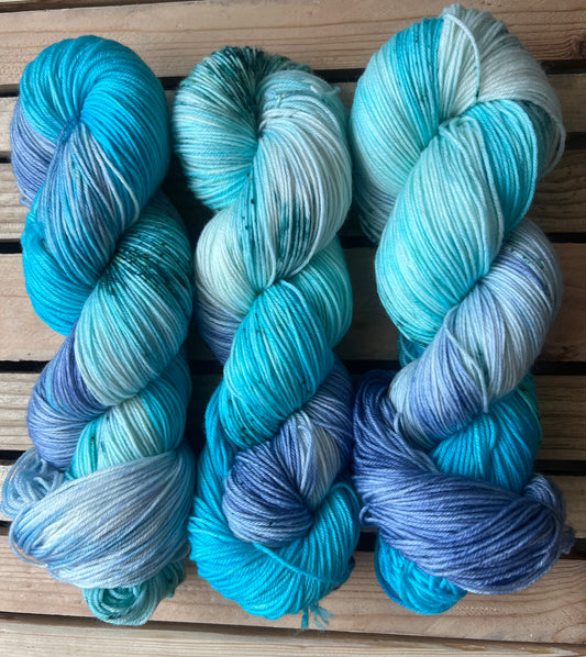 Arctic Ocean Hand Dyed Yarn