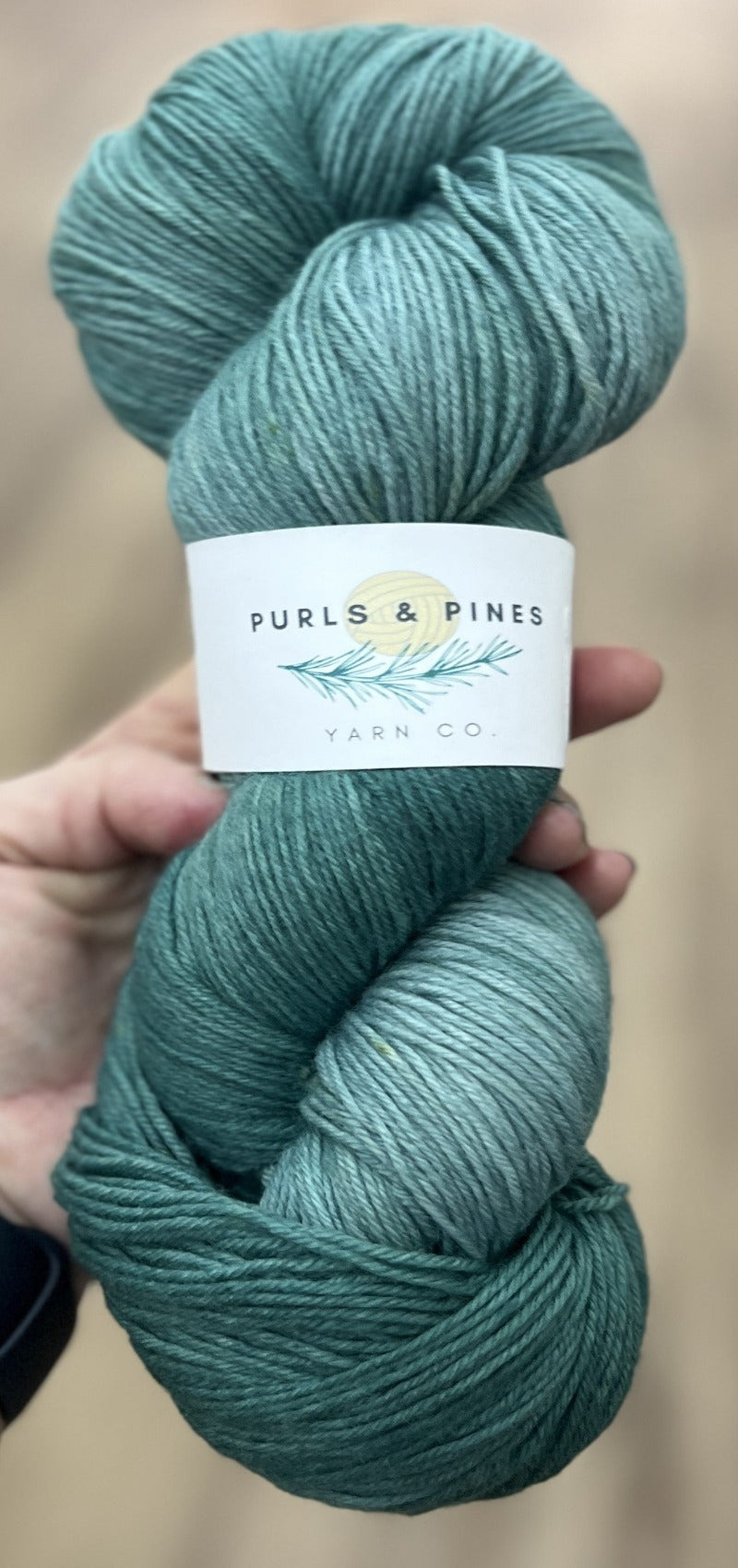 Blue Spruce Hand Dyed Yarn-Purls and Pines Yarn Co.