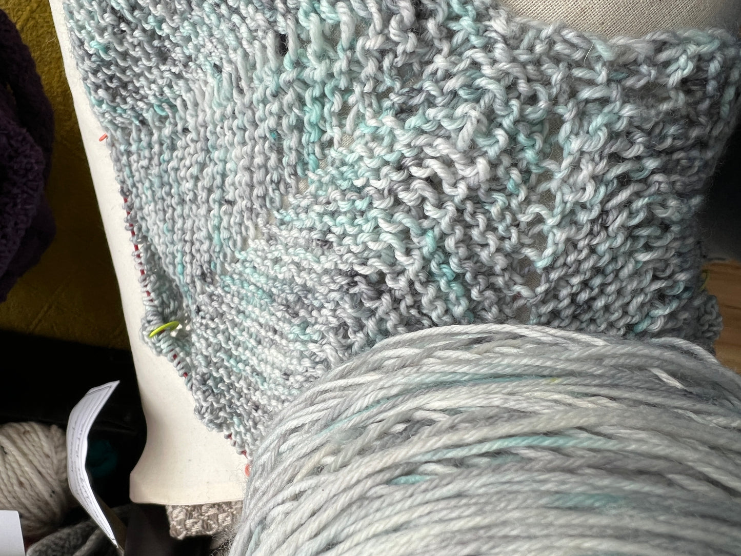 Sea Mist Hand Dyed Yarn