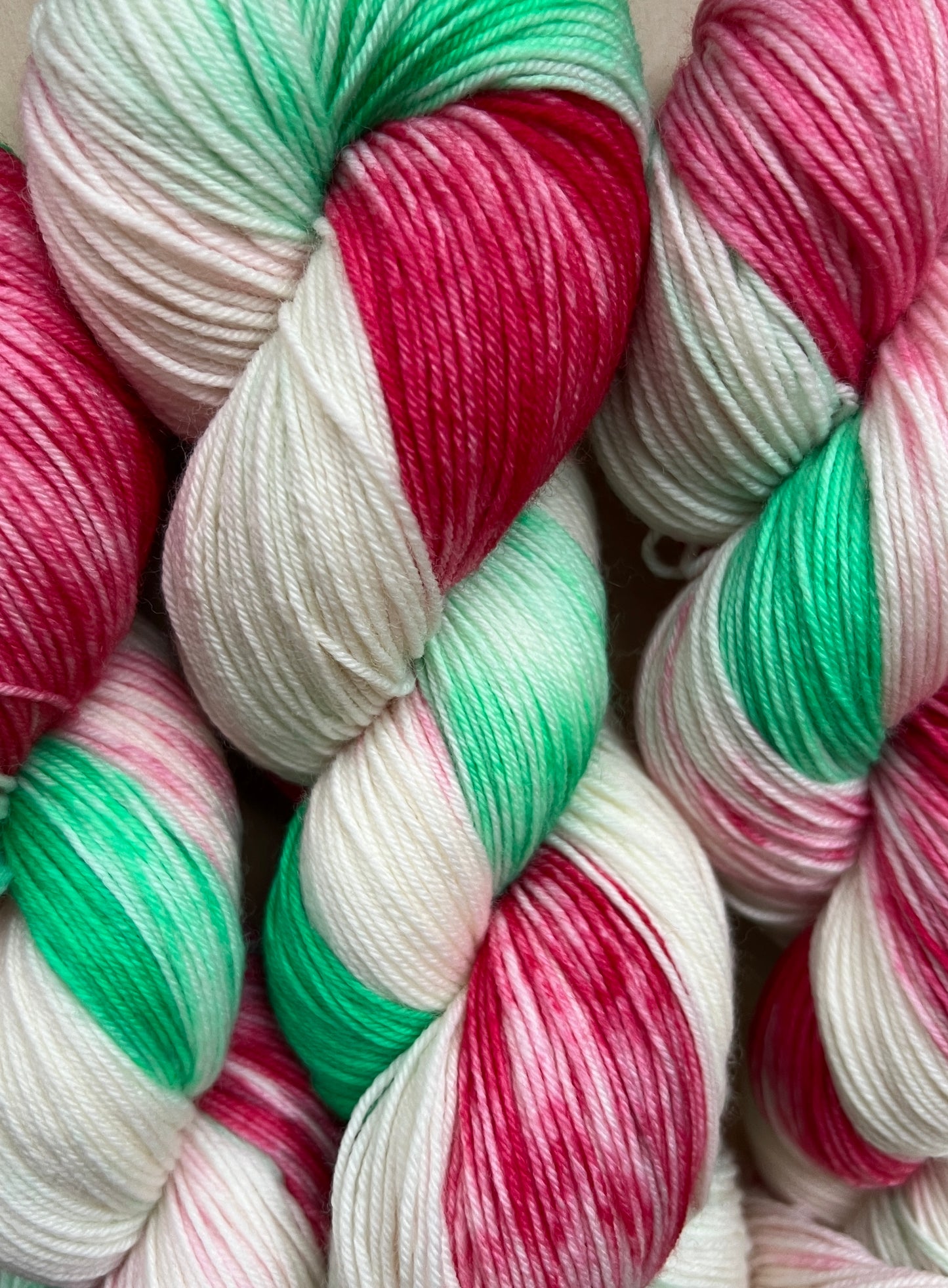 Christmas Sugar Hand Dyed Yarn