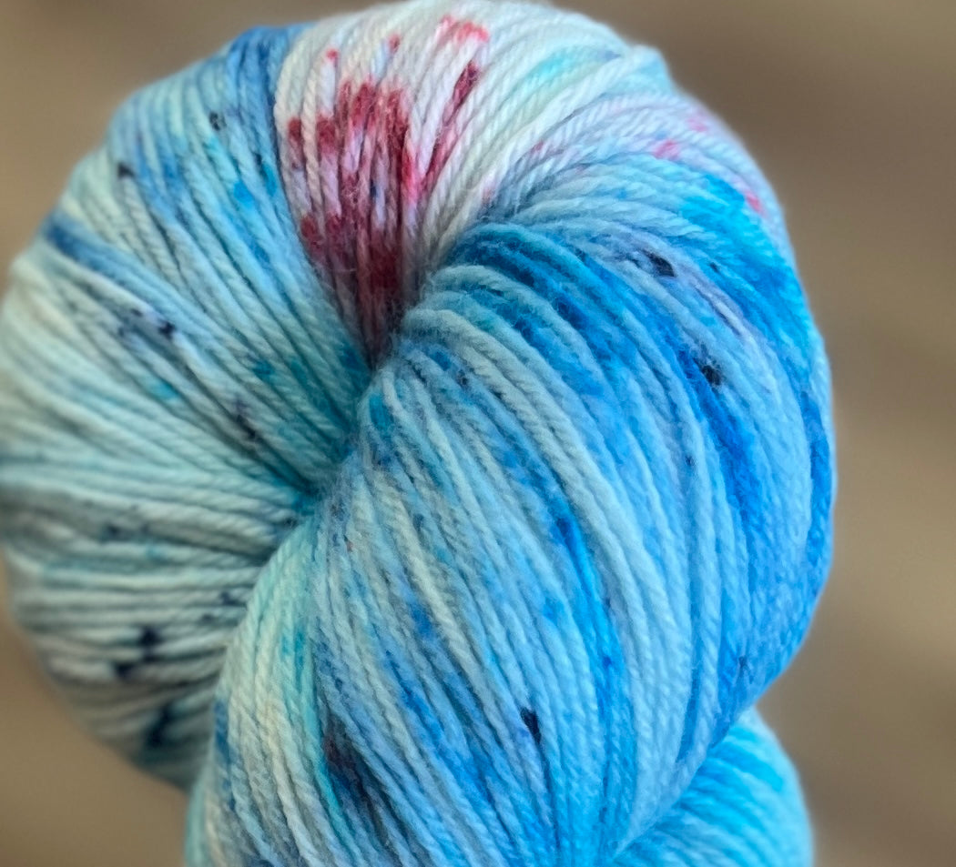 Jack Frost Nippin' Hand Dyed Yarn