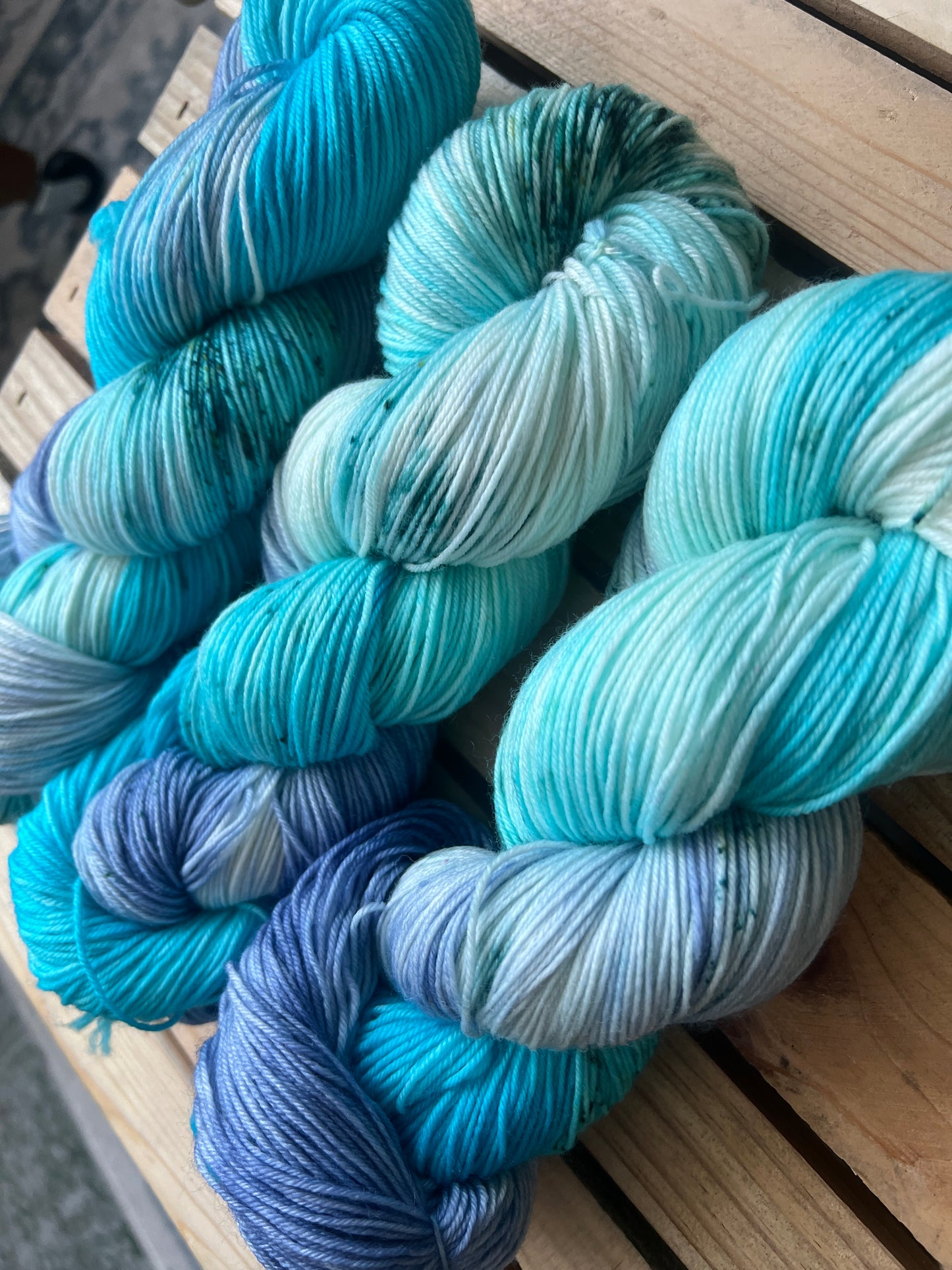 Arctic Ocean Hand Dyed Yarn