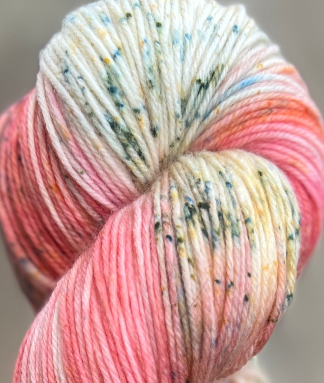 Just Peachy Hand Dyed Yarn