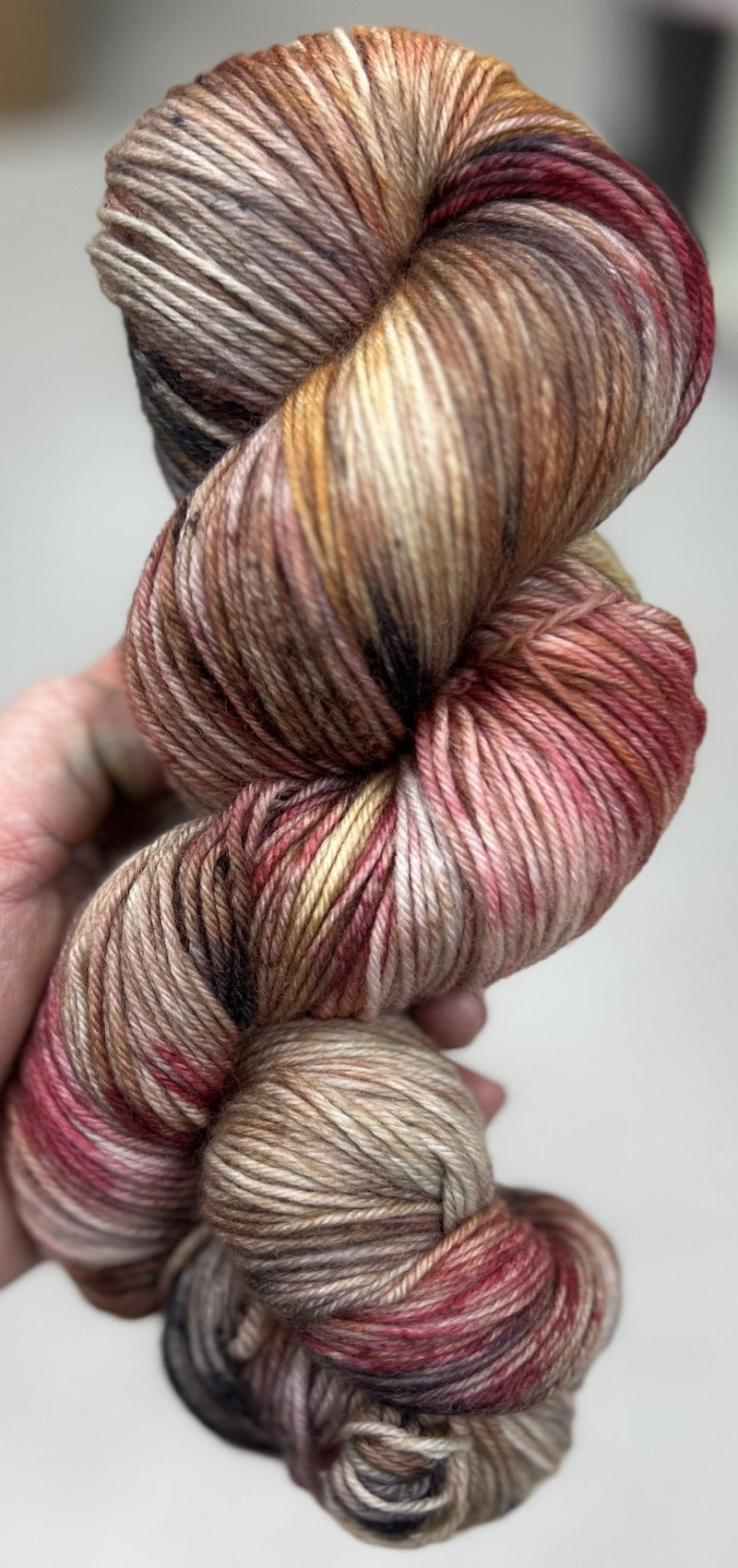 Chestnuts Roasting Hand Dyed Yarn-Purls and Pines Yarn Co.