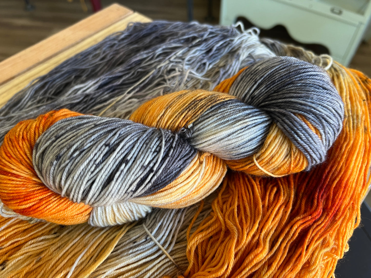 Trick-or-Treat Hand Dyed Yarn