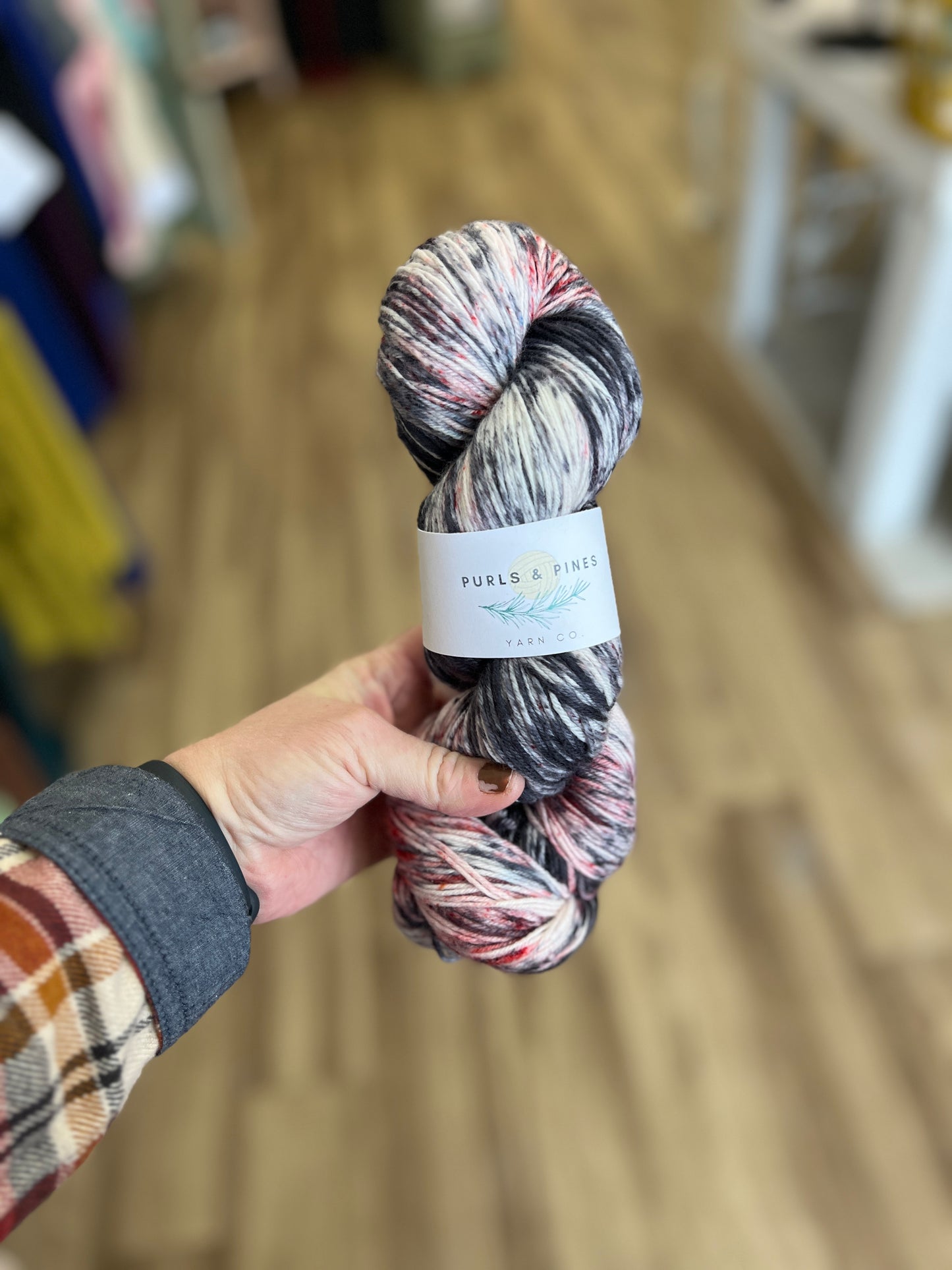 MN Common Loon Hand Dyed Yarn