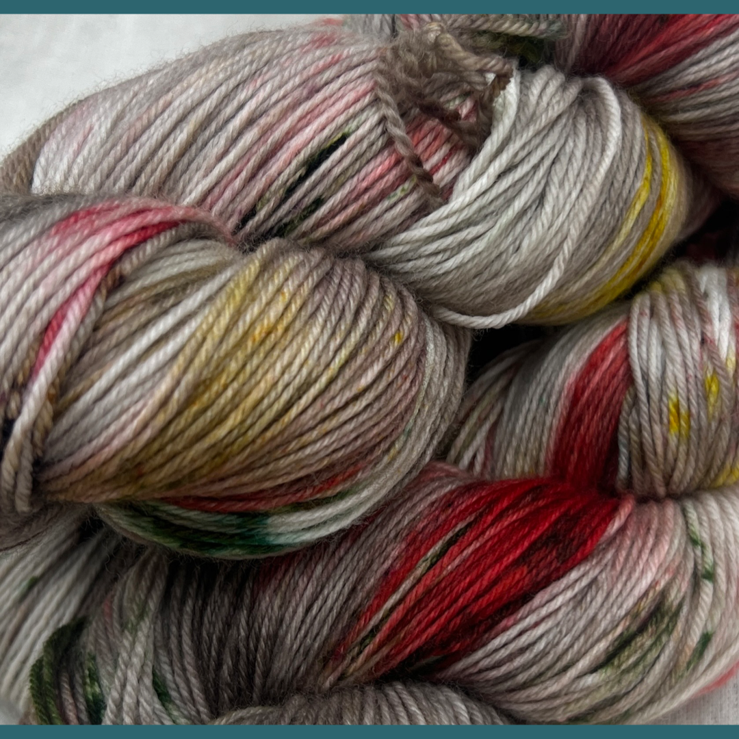 Queen of Hearts Hand Dyed Yarn