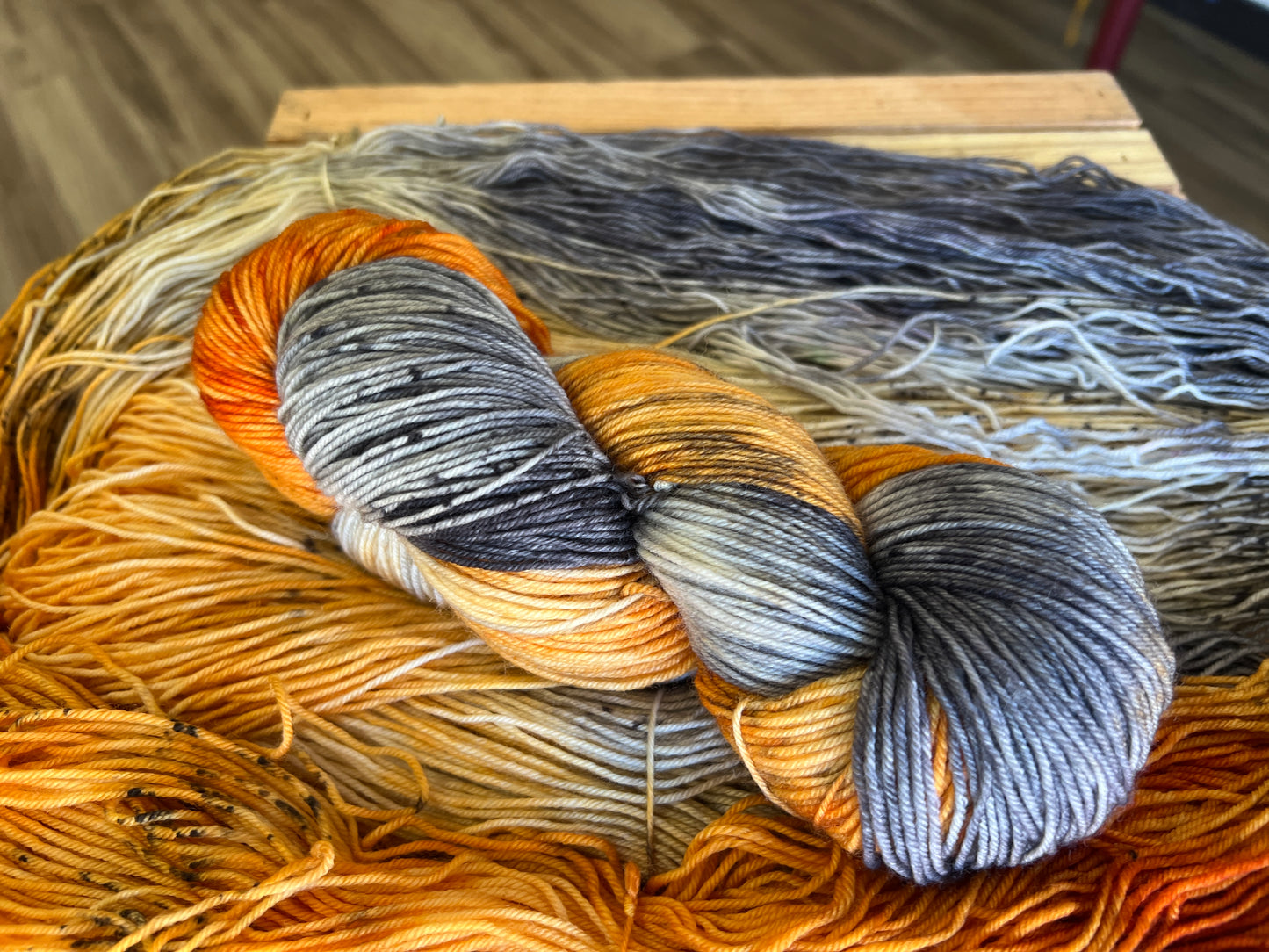 Trick-or-Treat Hand Dyed Yarn