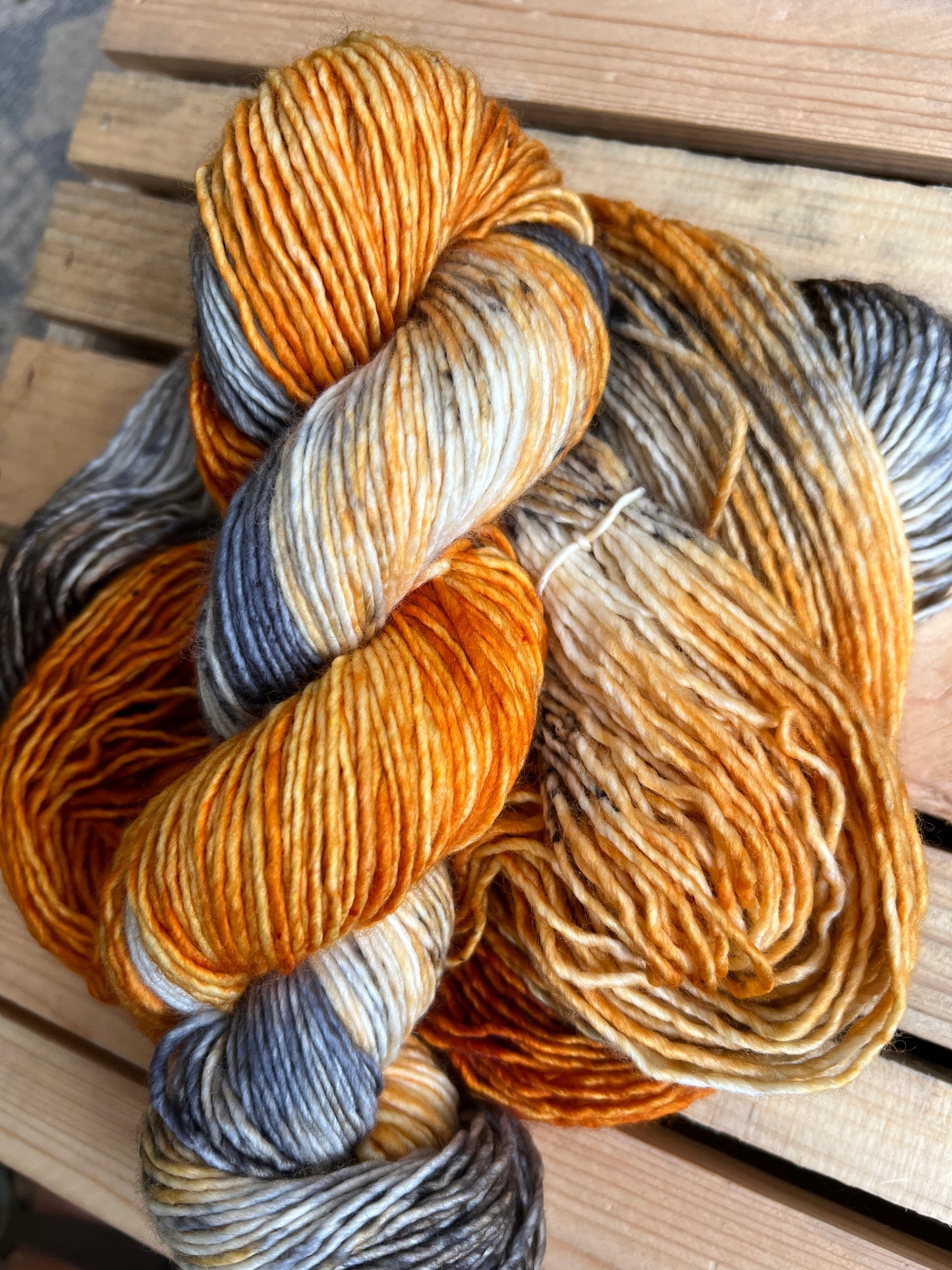 Trick-or-Treat Hand Dyed Yarn