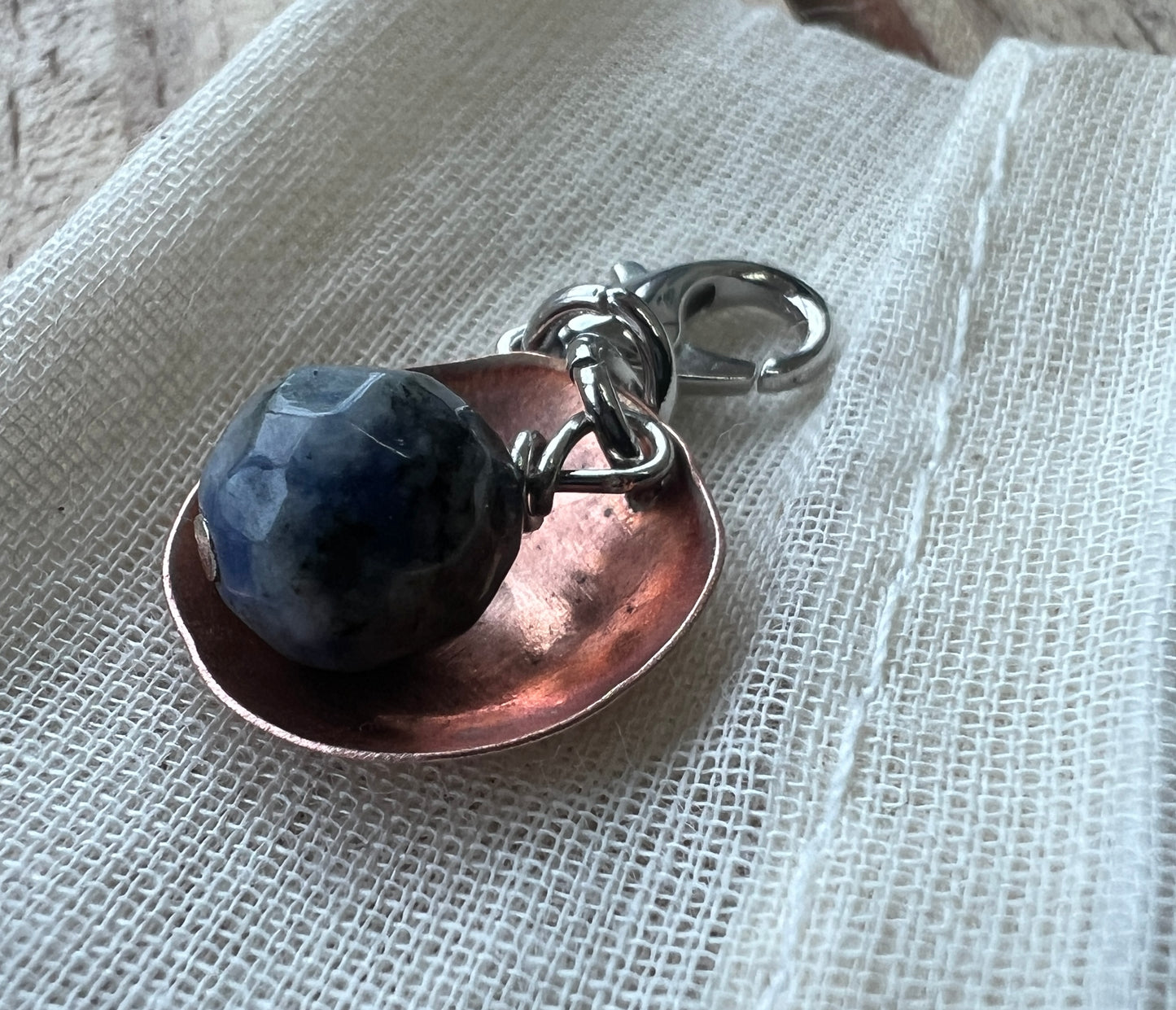 Copper Bowl and Sodalite Progress Keeper