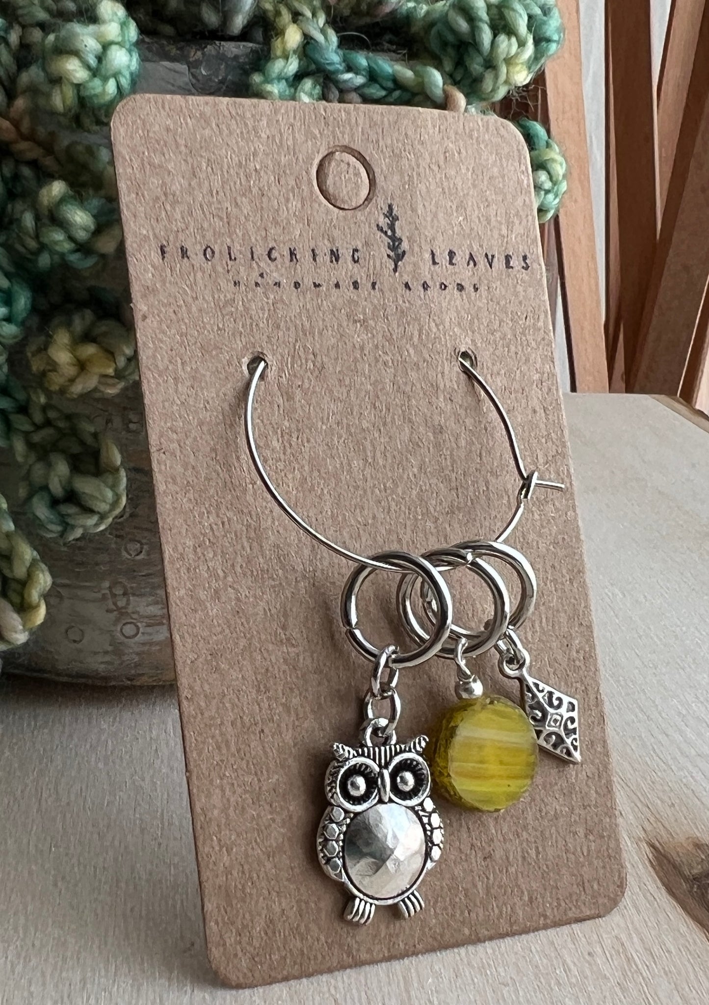 Owl Stitch Markers/Progress Keepers