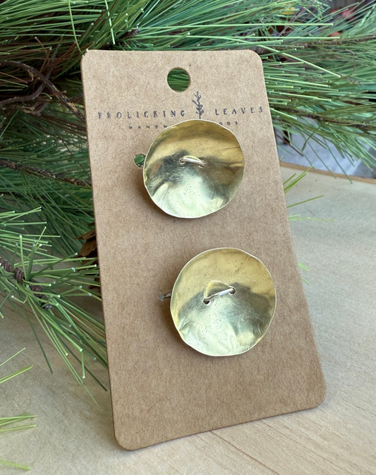 Hand Cut Brass Button