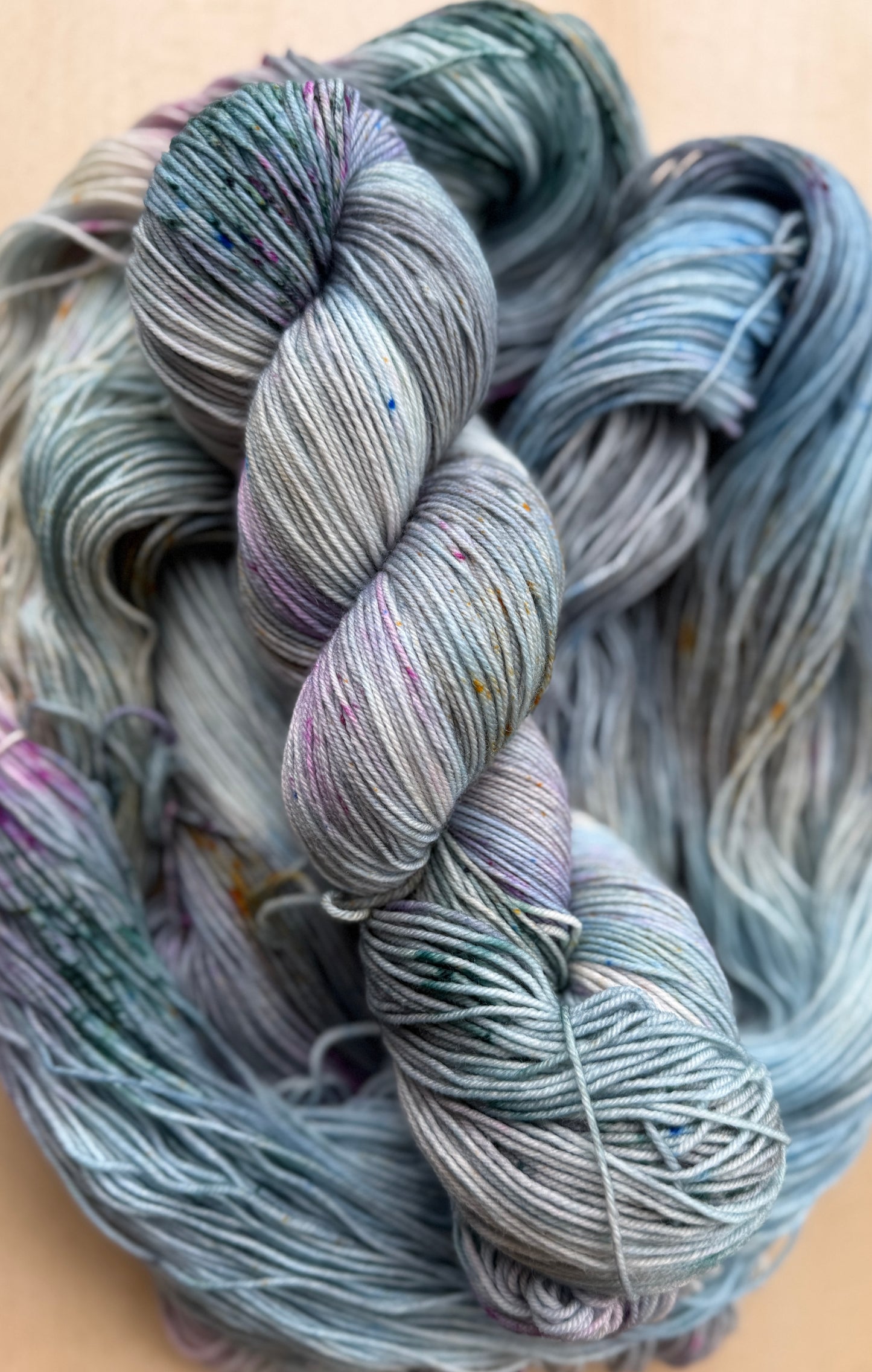 Lilacs are Blooming Hand Dyed Yarn