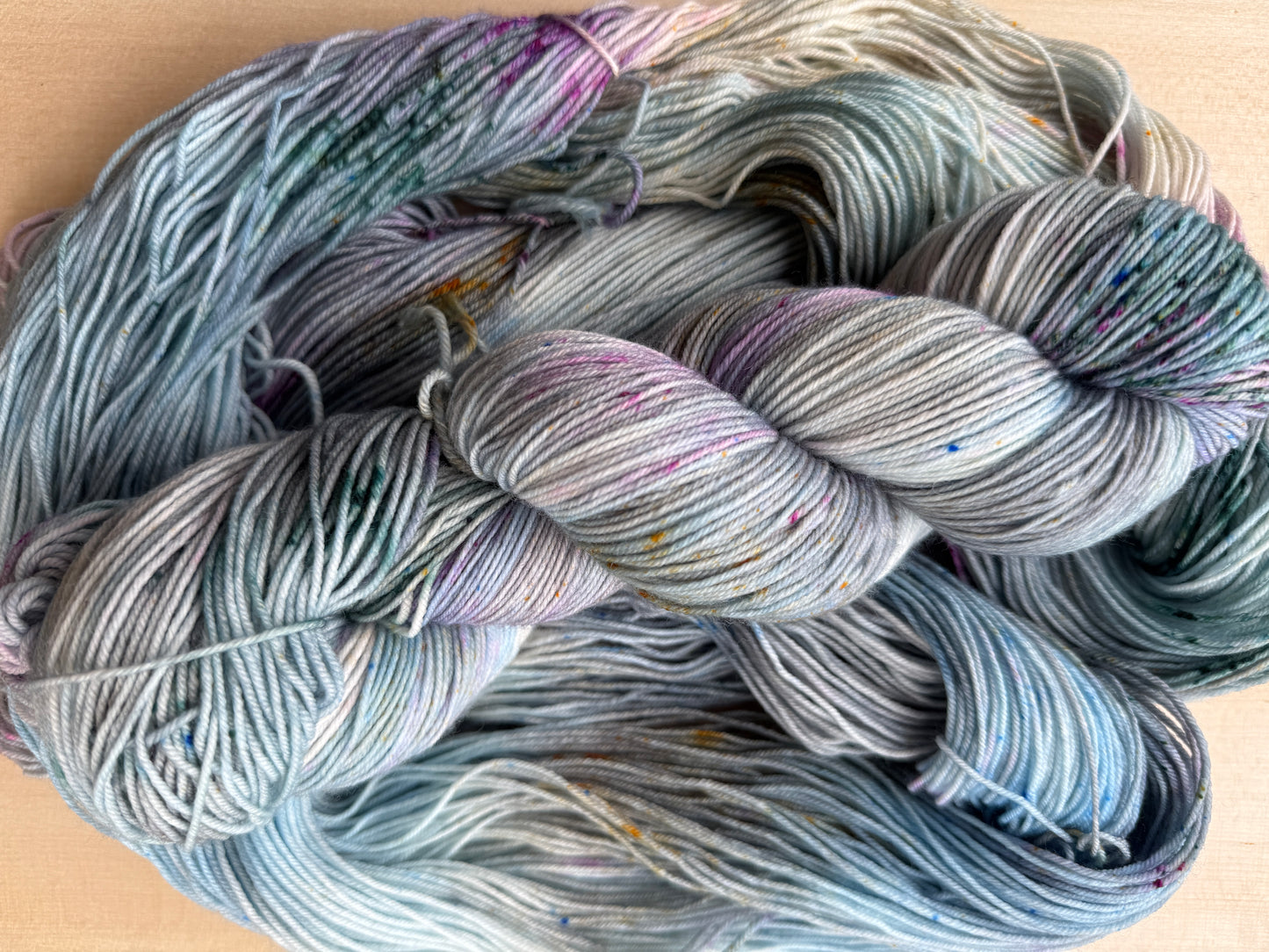 Lilacs are Blooming Hand Dyed Yarn
