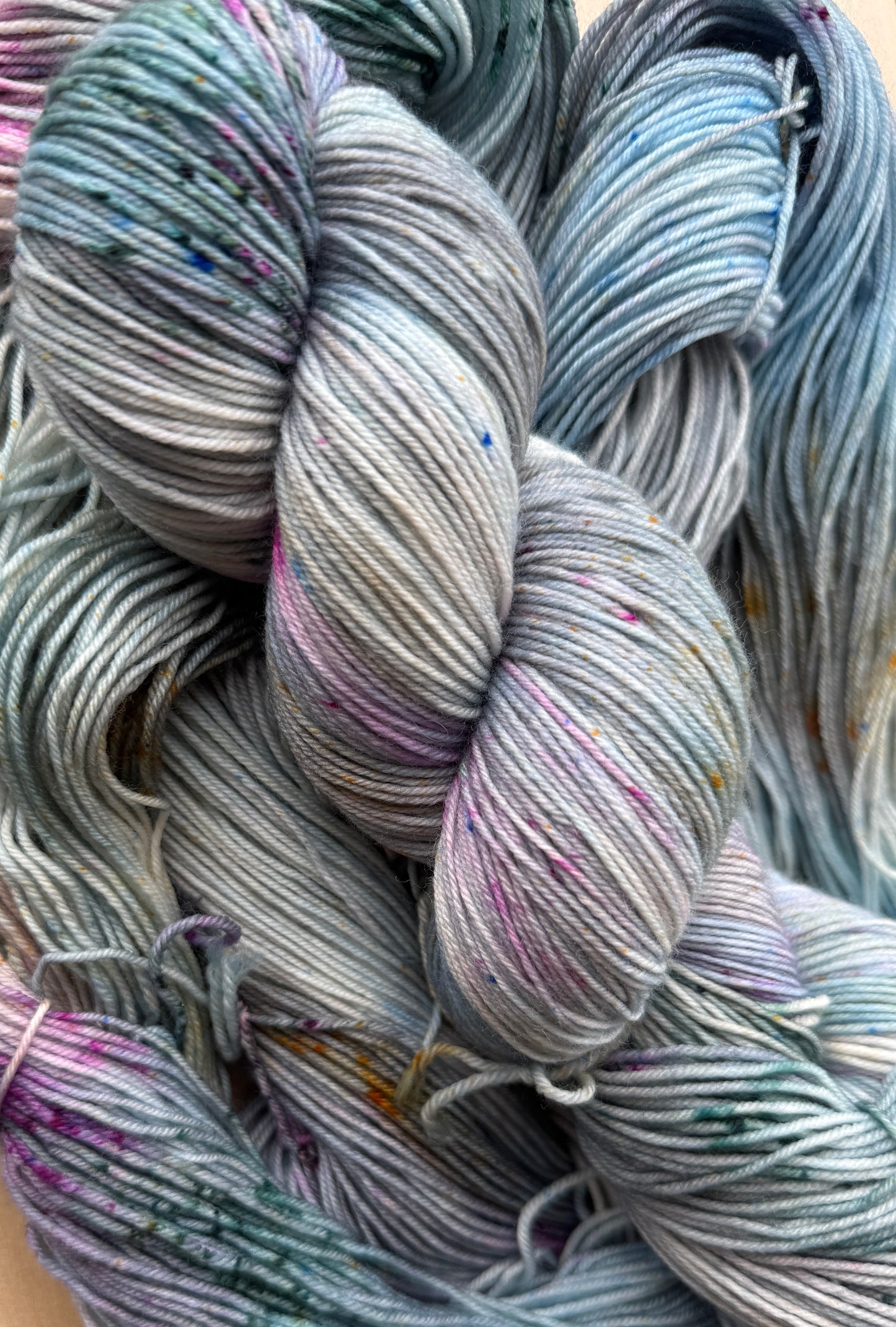 Lilacs are Blooming Hand Dyed Yarn