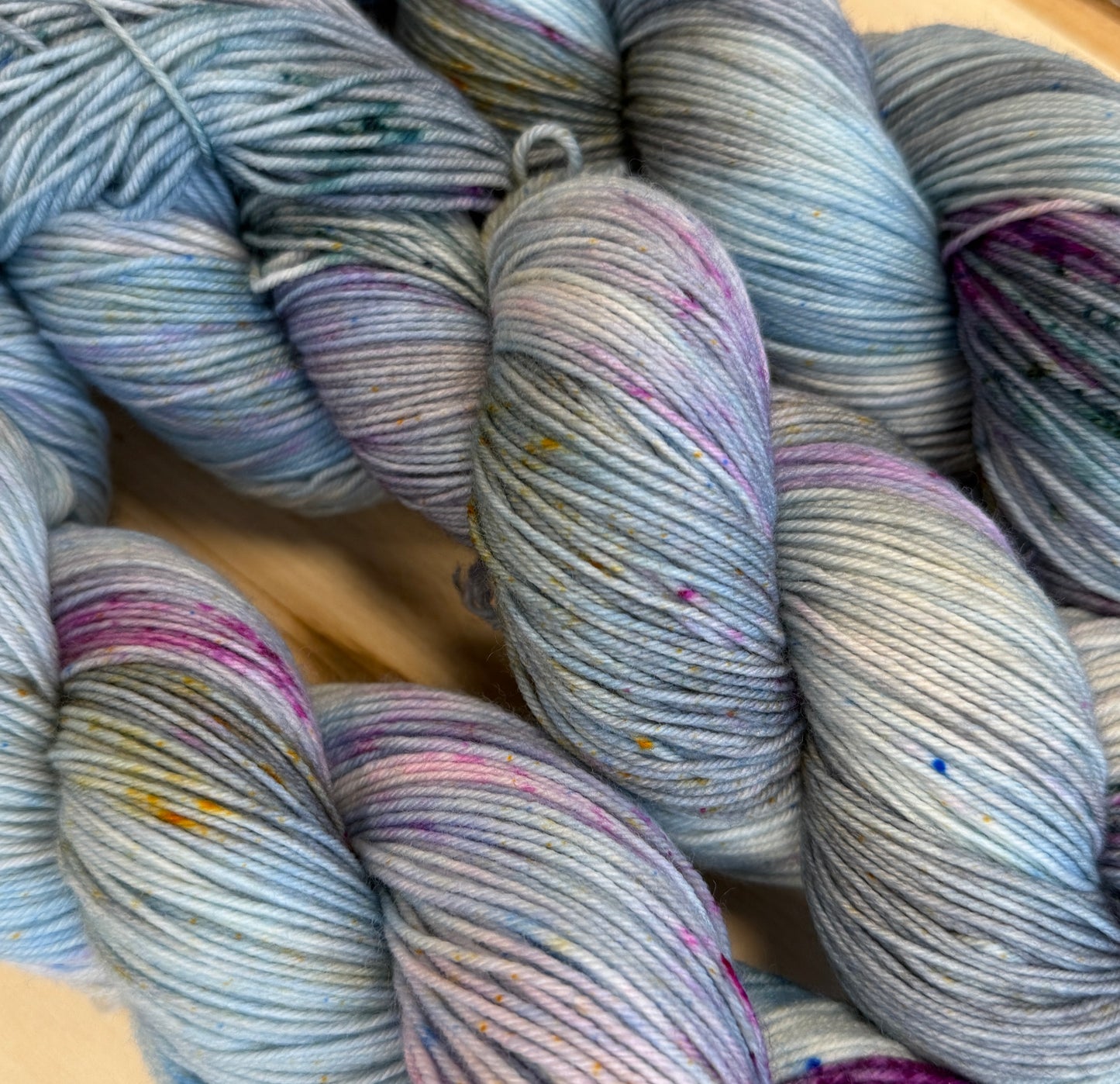 Lilacs are Blooming Hand Dyed Yarn