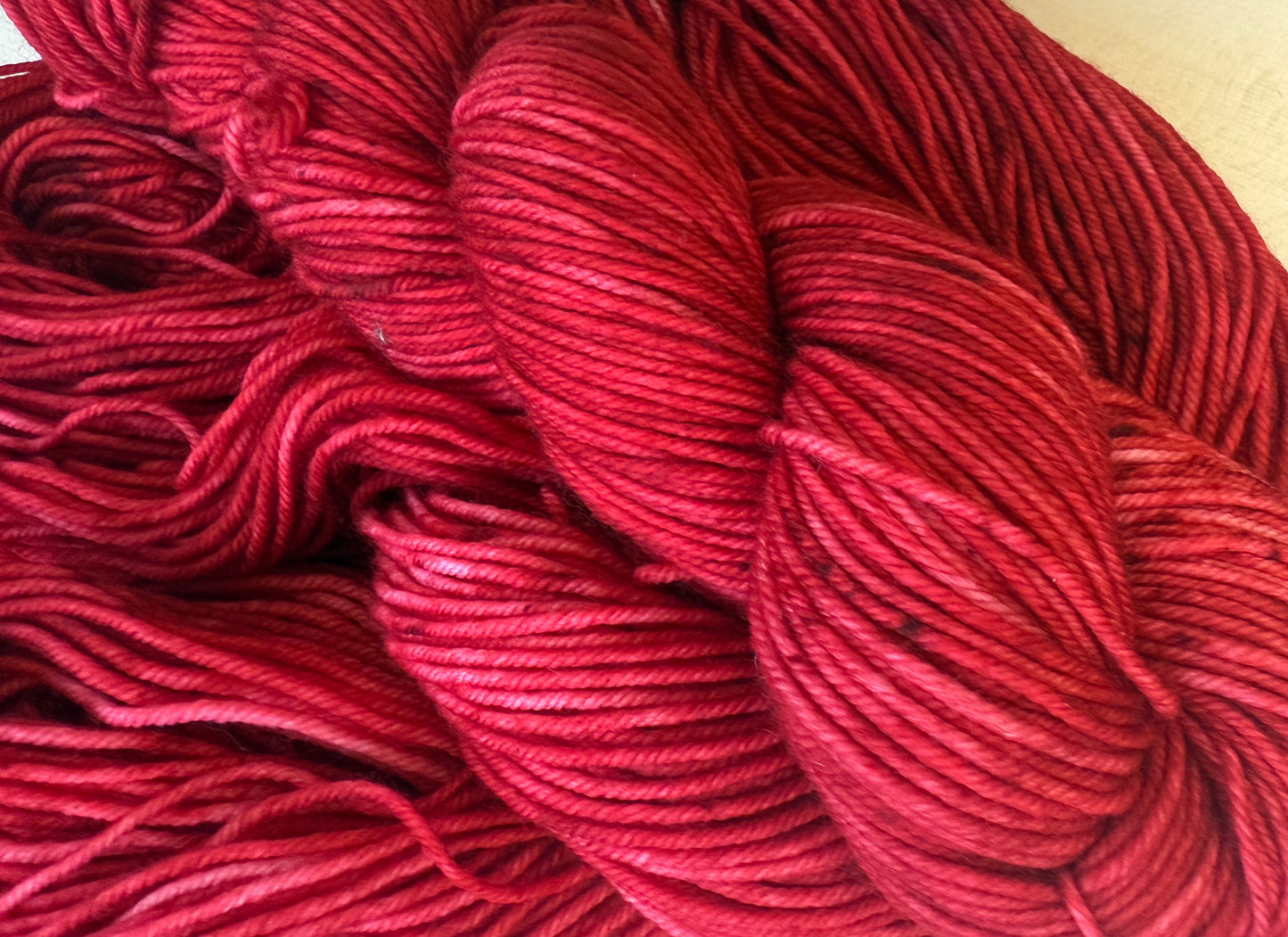 Cherry Bomb Hand Dyed Yarn