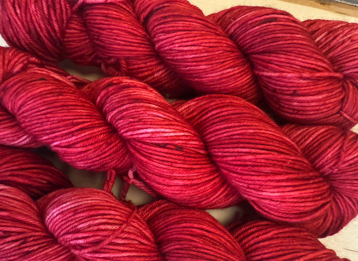 Cherry Bomb Hand Dyed Yarn