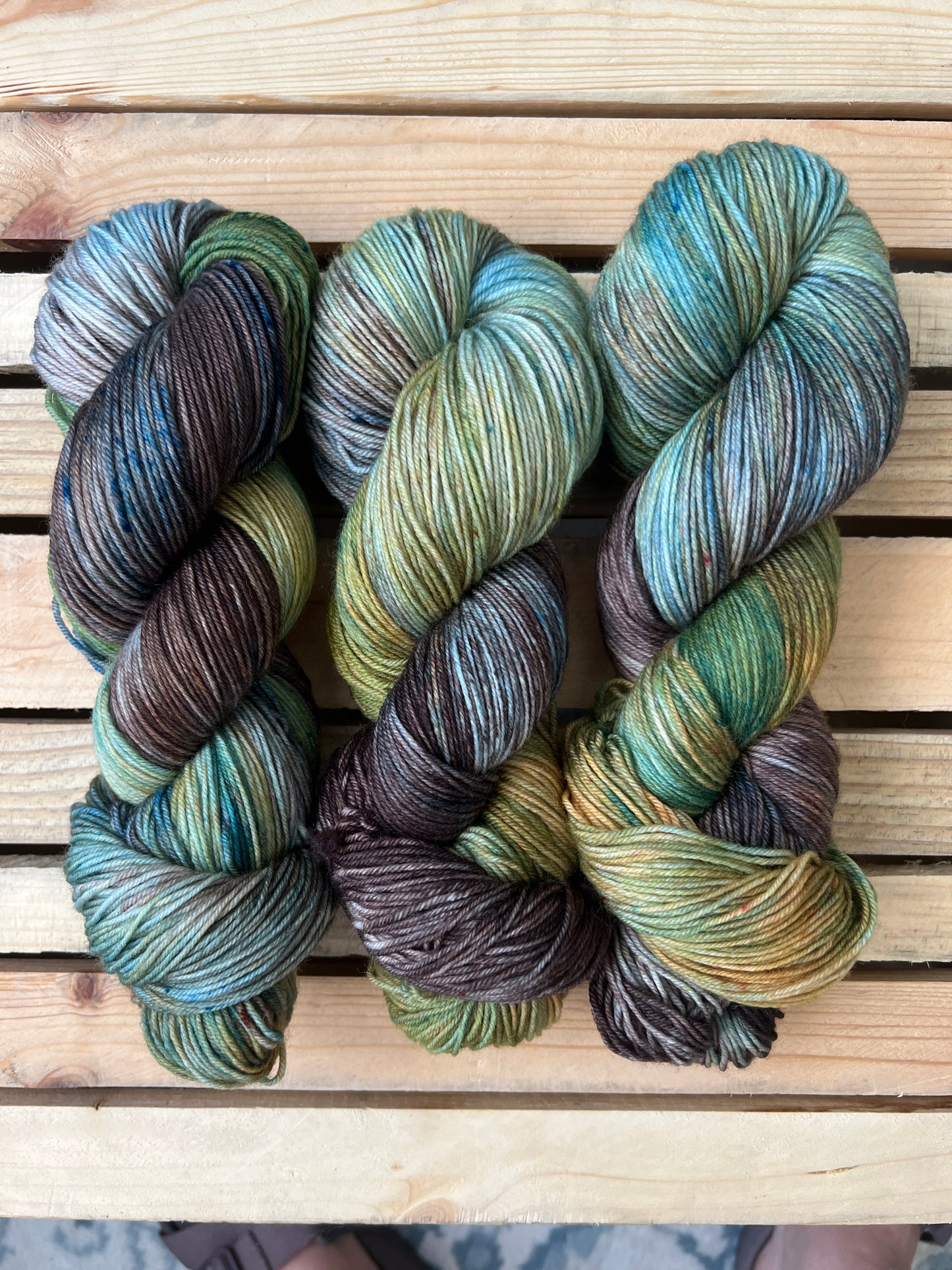 Sea Turtle Hand Dyed Yarn