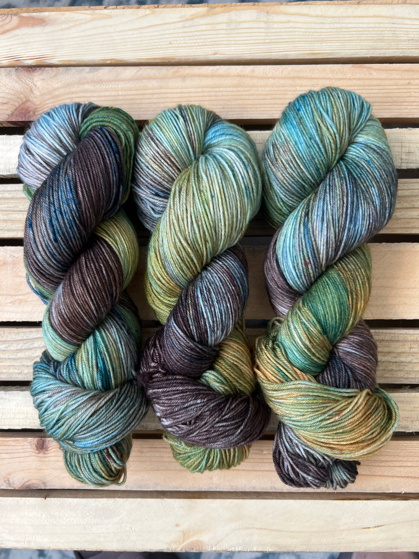 Sea Turtle Hand Dyed Yarn