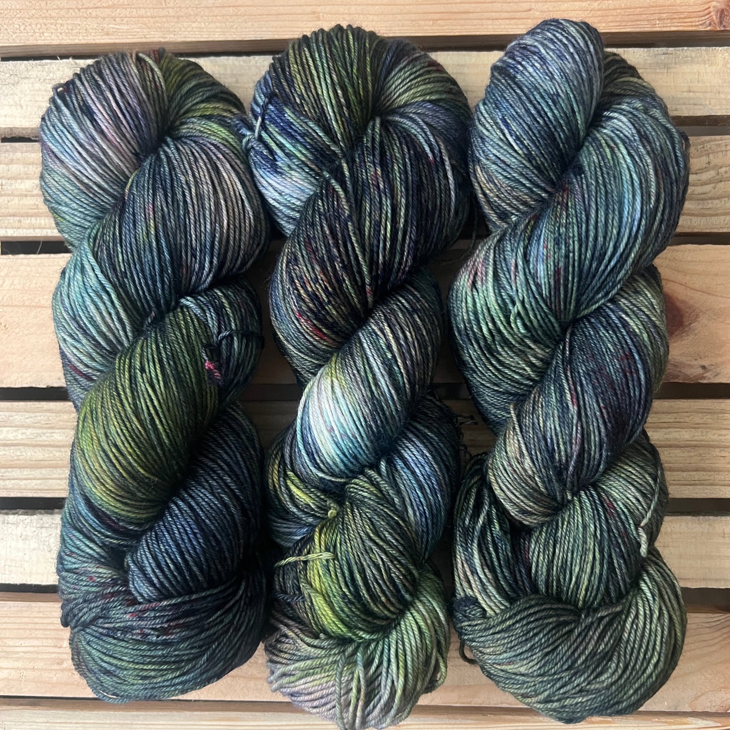 Juniper Berry Hand Dyed Yarn