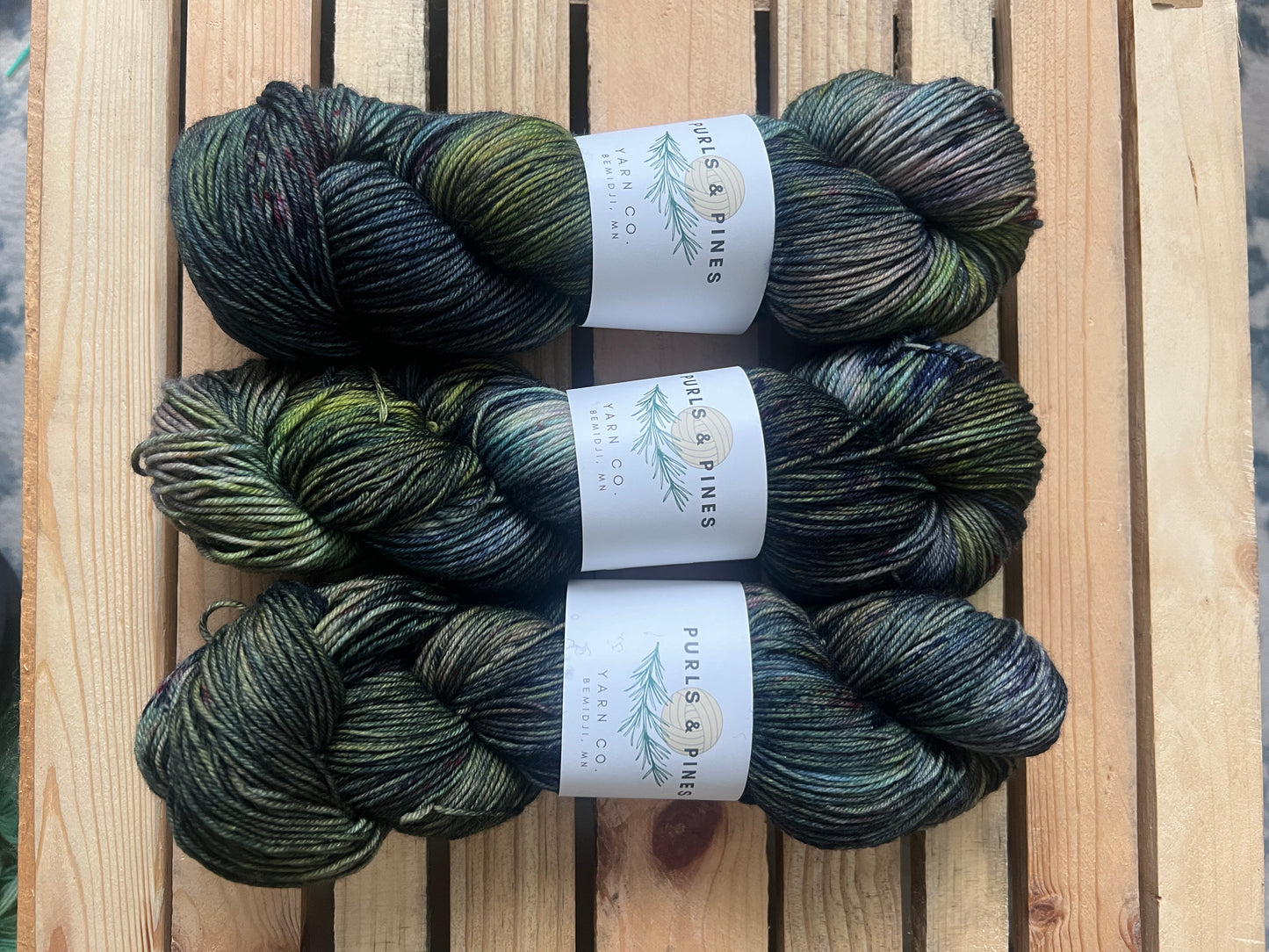 Juniper Berry Hand Dyed Yarn