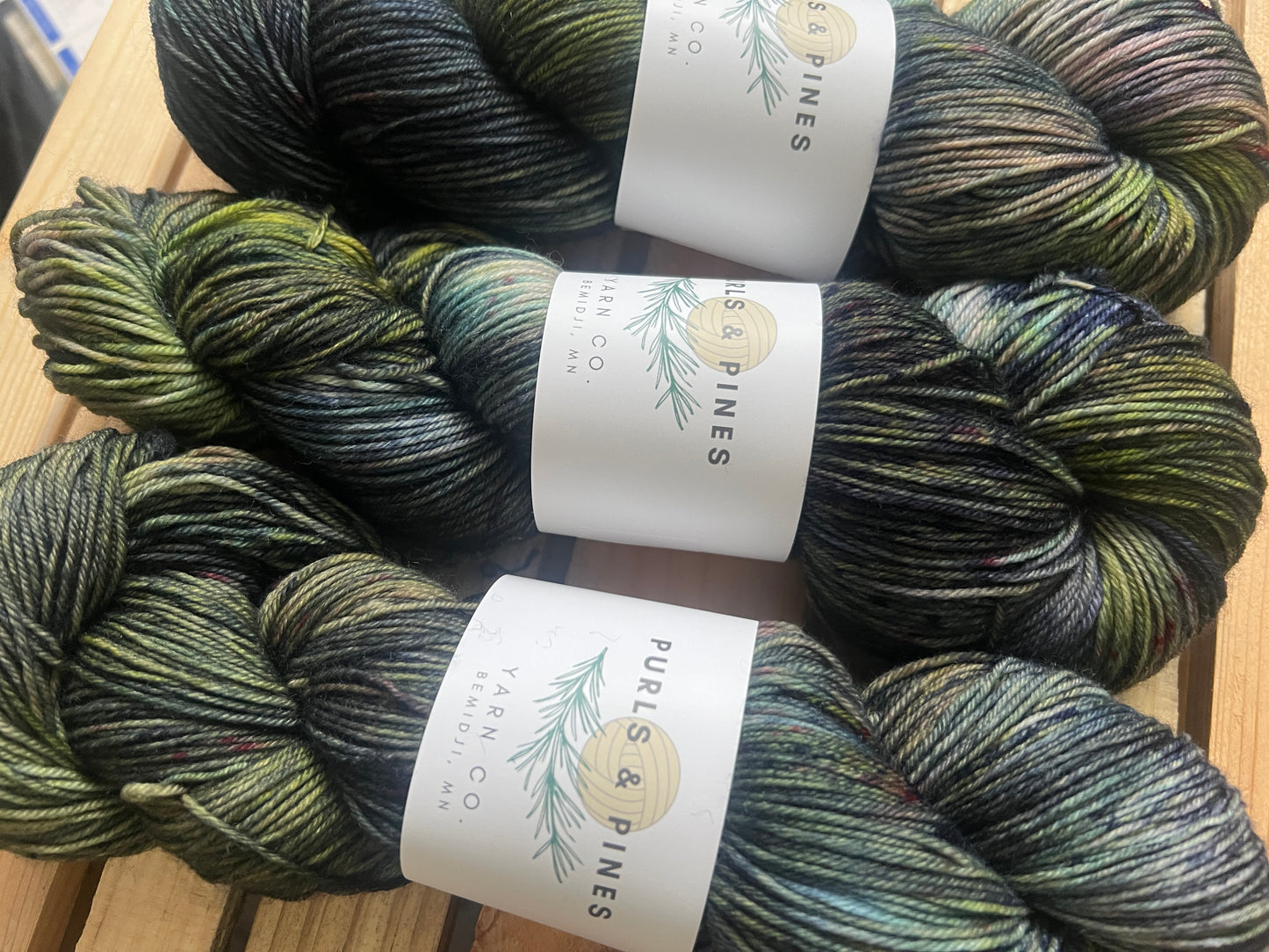 Juniper Berry Hand Dyed Yarn