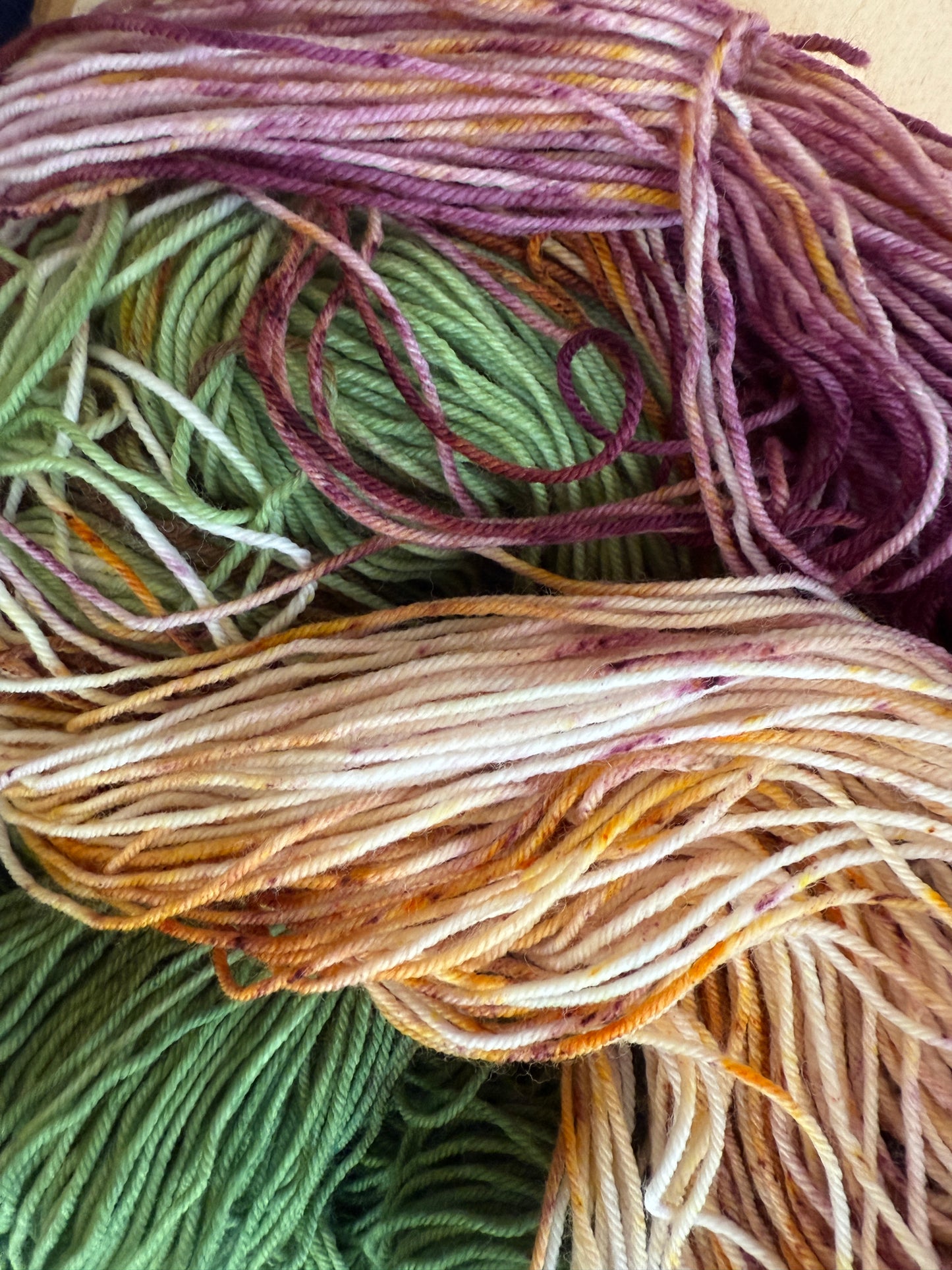 Falling on Your Ash Hand Dyed Yarn