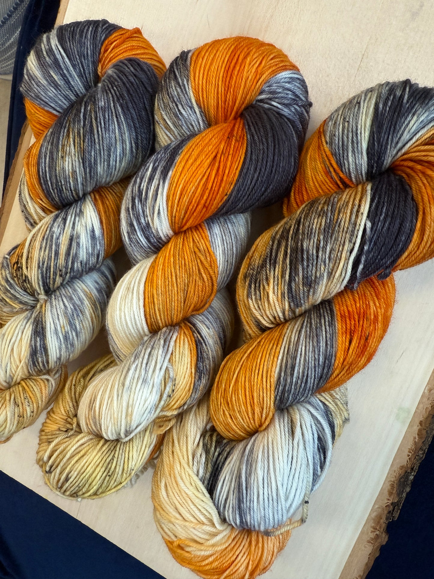Trick-or-Treat Hand Dyed Yarn