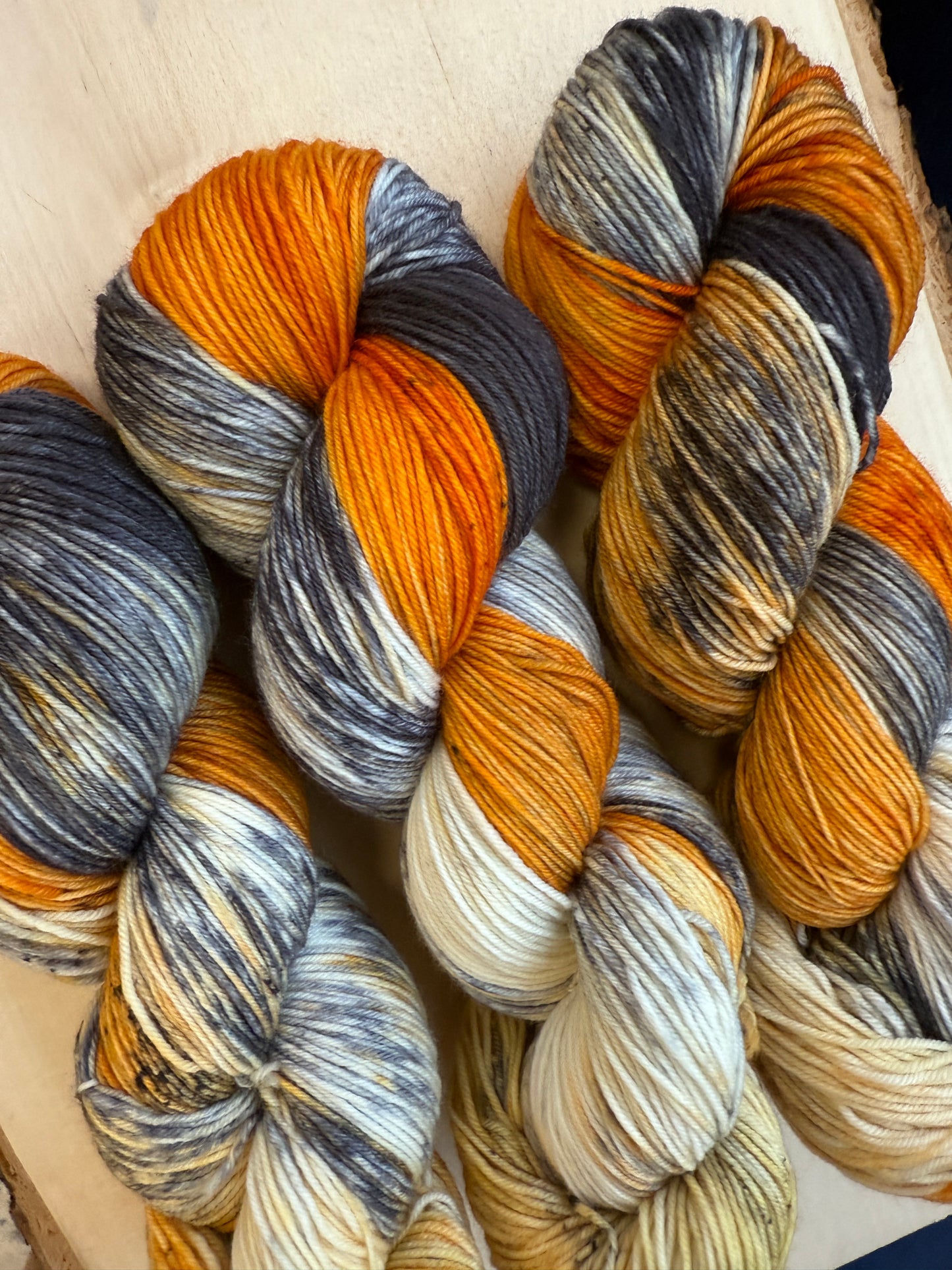 Trick-or-Treat Hand Dyed Yarn
