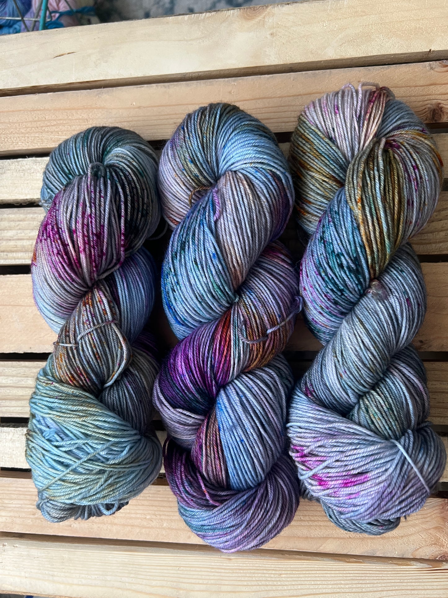 Lilacs in Bloom Hand Dyed Yarn