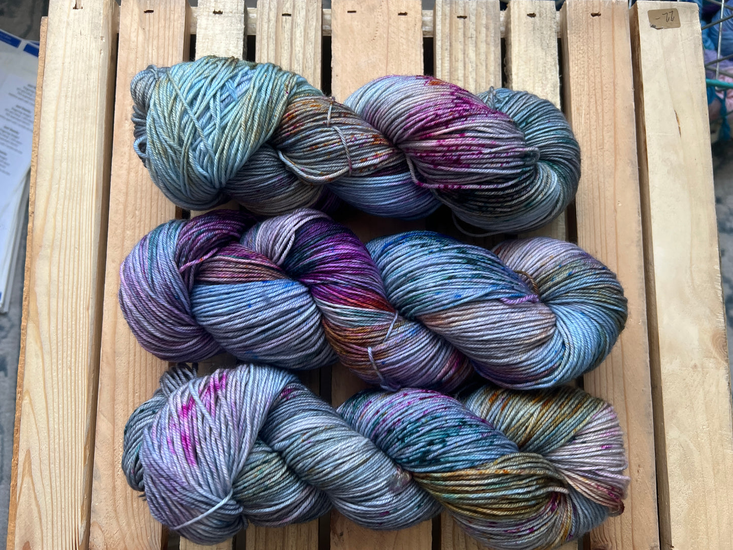 Lilacs in Bloom Hand Dyed Yarn