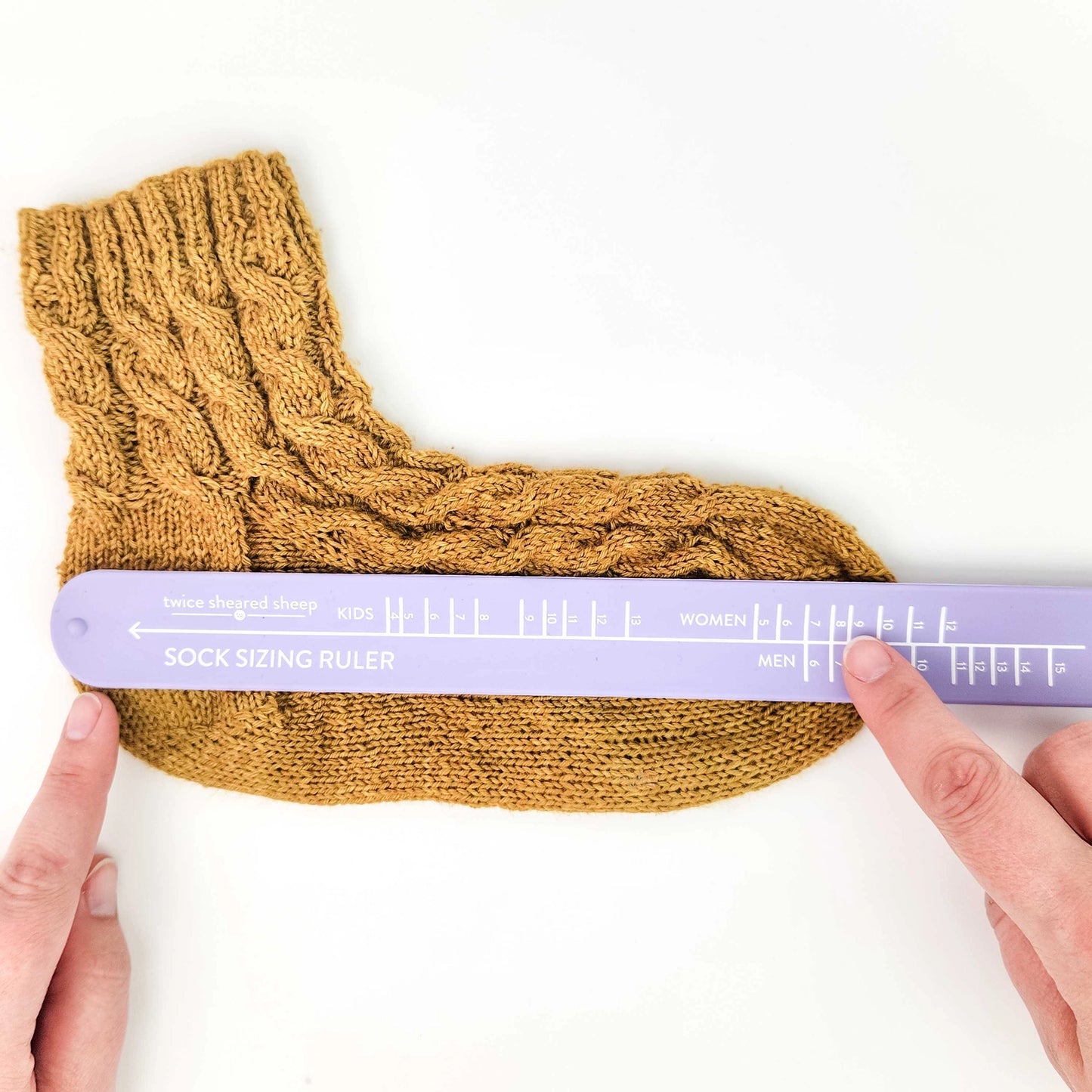 Sock Sizing Ruler
