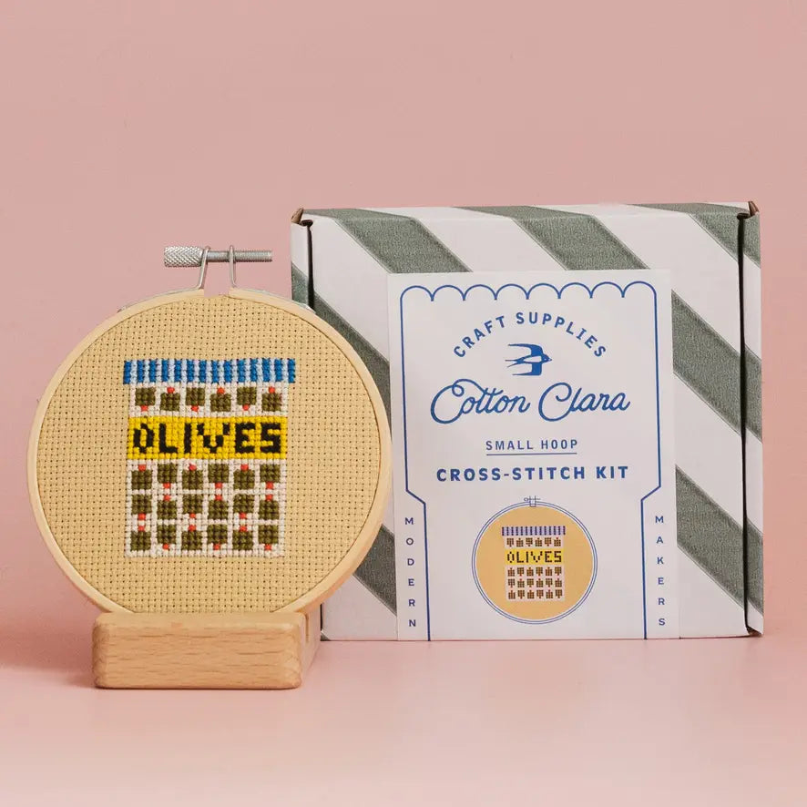 Olive Cross Stitch Kit