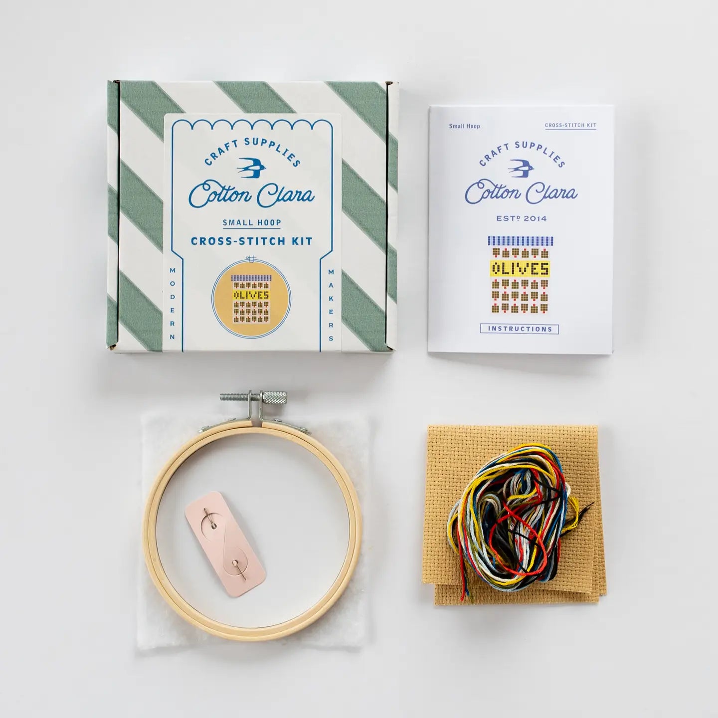 Olive Cross Stitch Kit