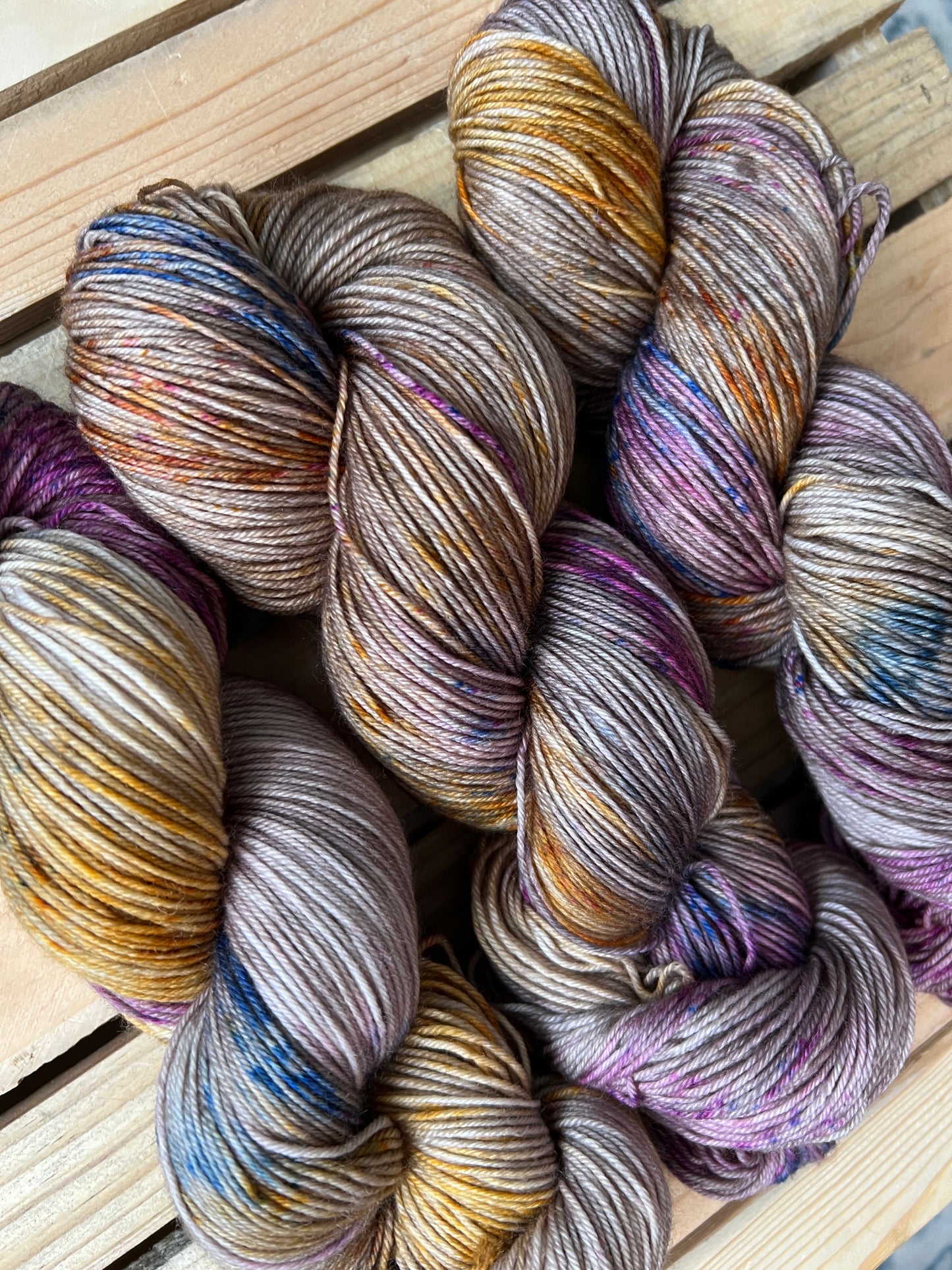 Rainbow Trout Hand Dyed Yarn