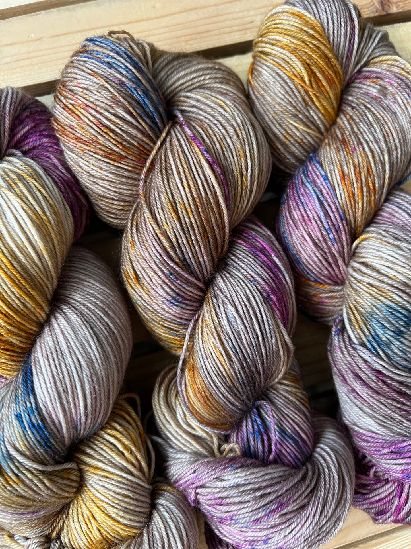 Rainbow Trout Hand Dyed Yarn