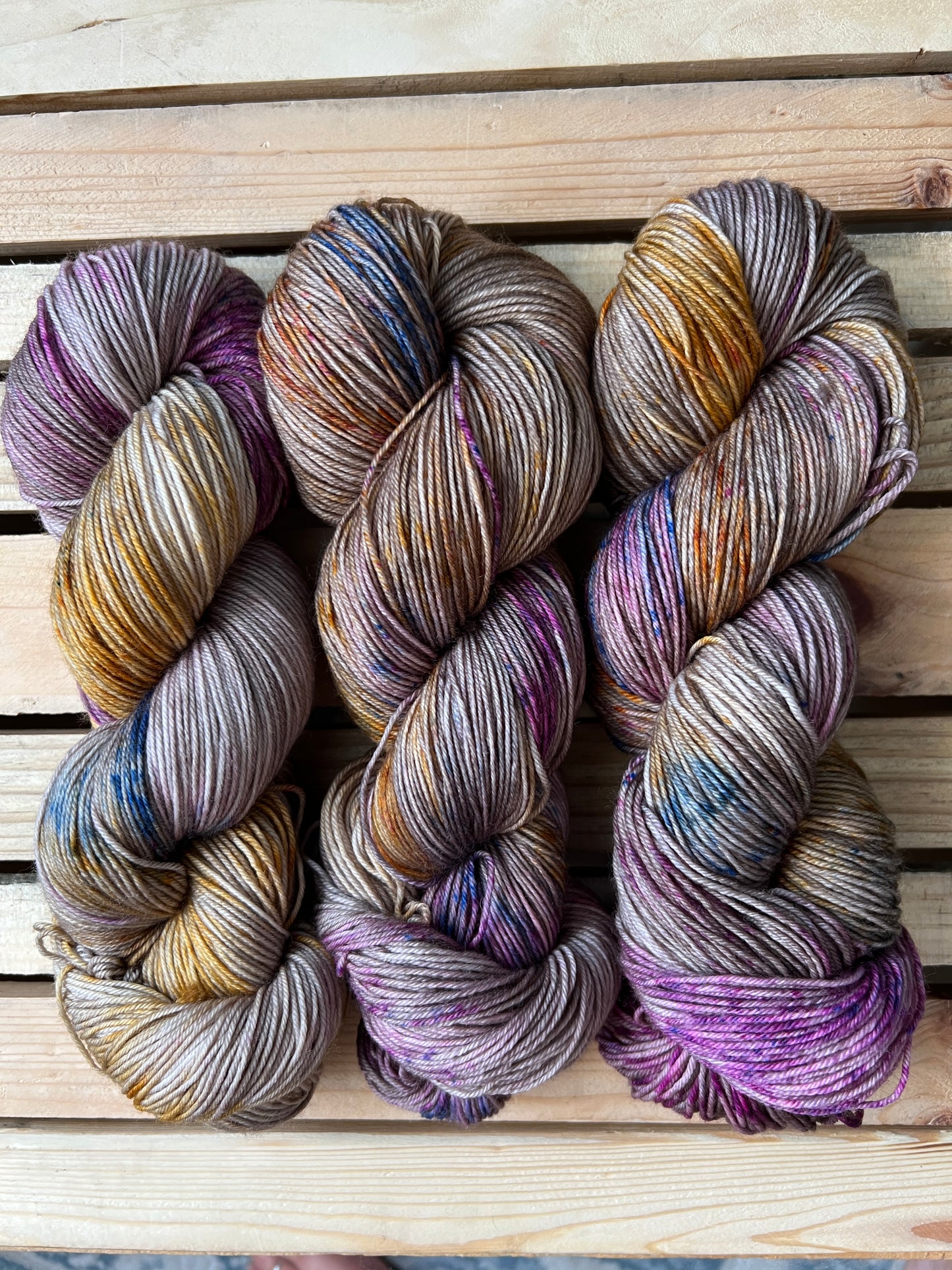 Rainbow Trout Hand Dyed Yarn