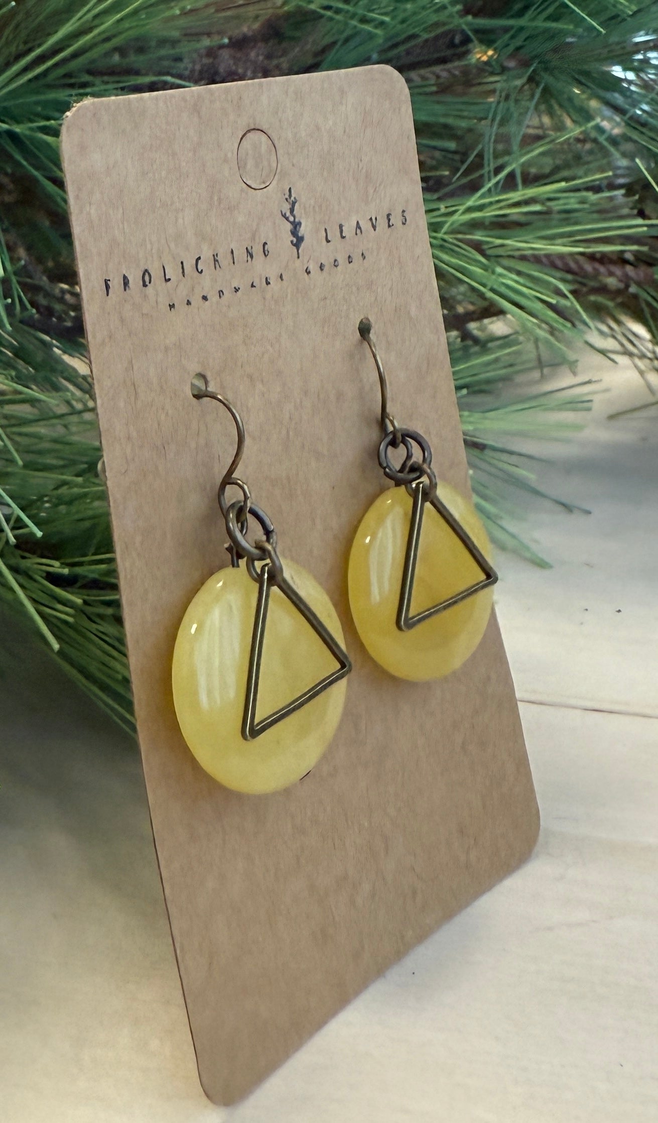 Honey Jade Earrings