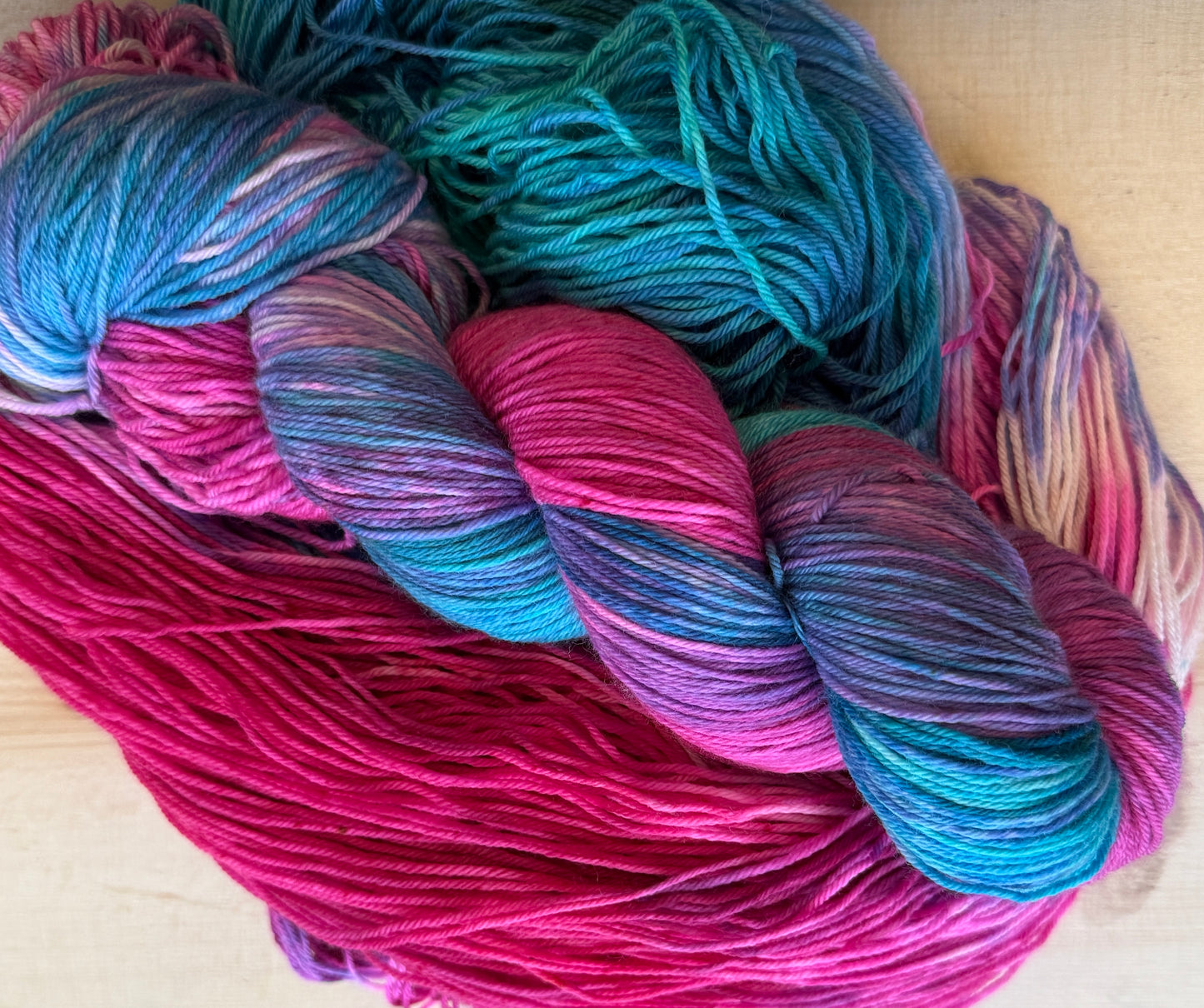 Popple Party Hand Dyed Yarn
