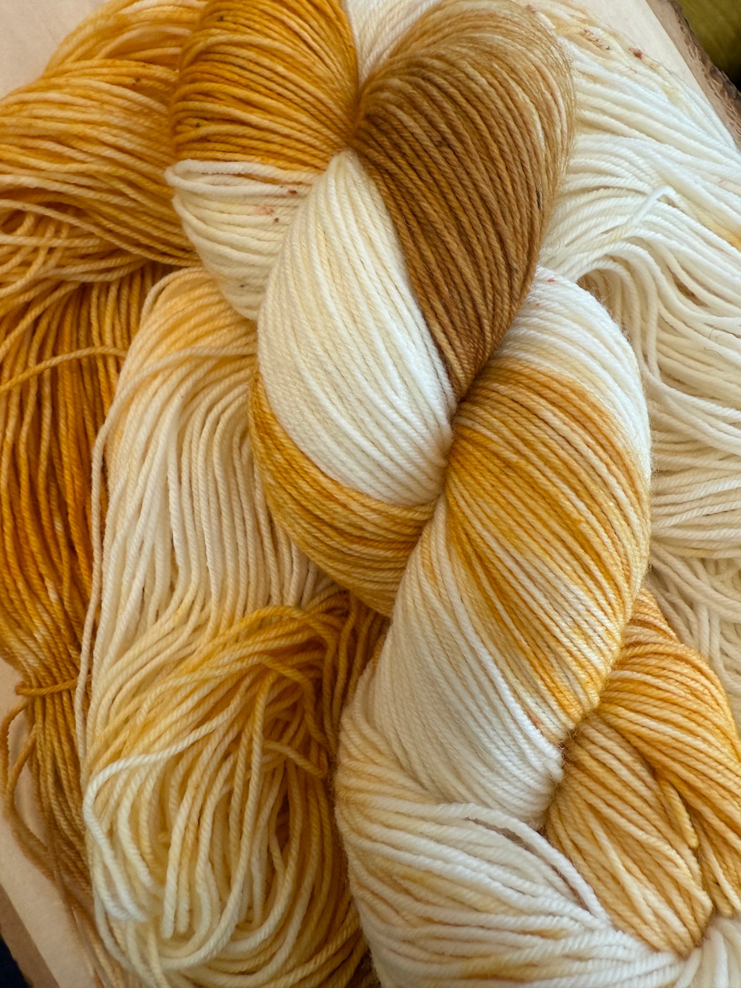 Pumpkin Spice Hand Dyed Yarn