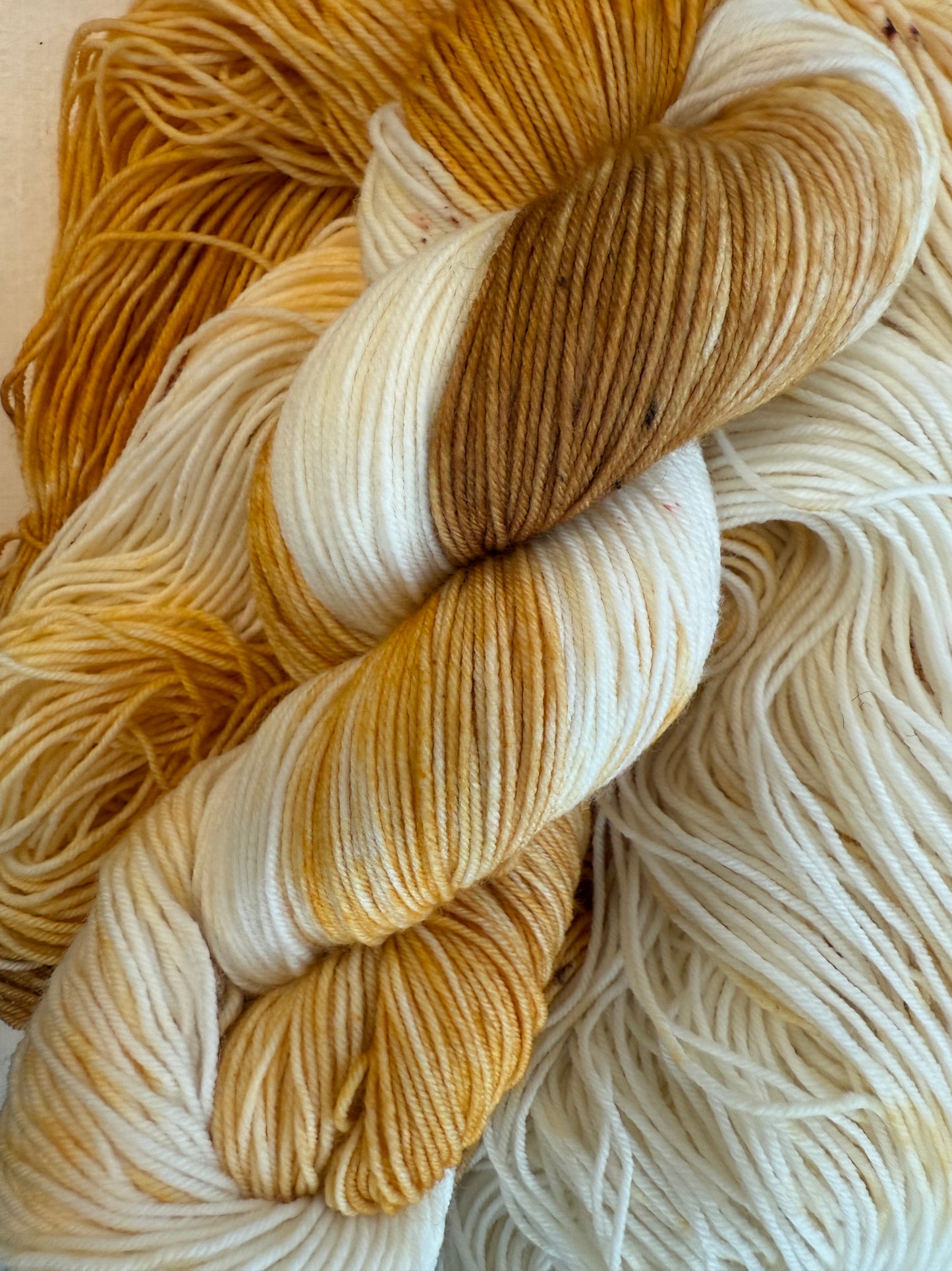 Pumpkin Spice Hand Dyed Yarn