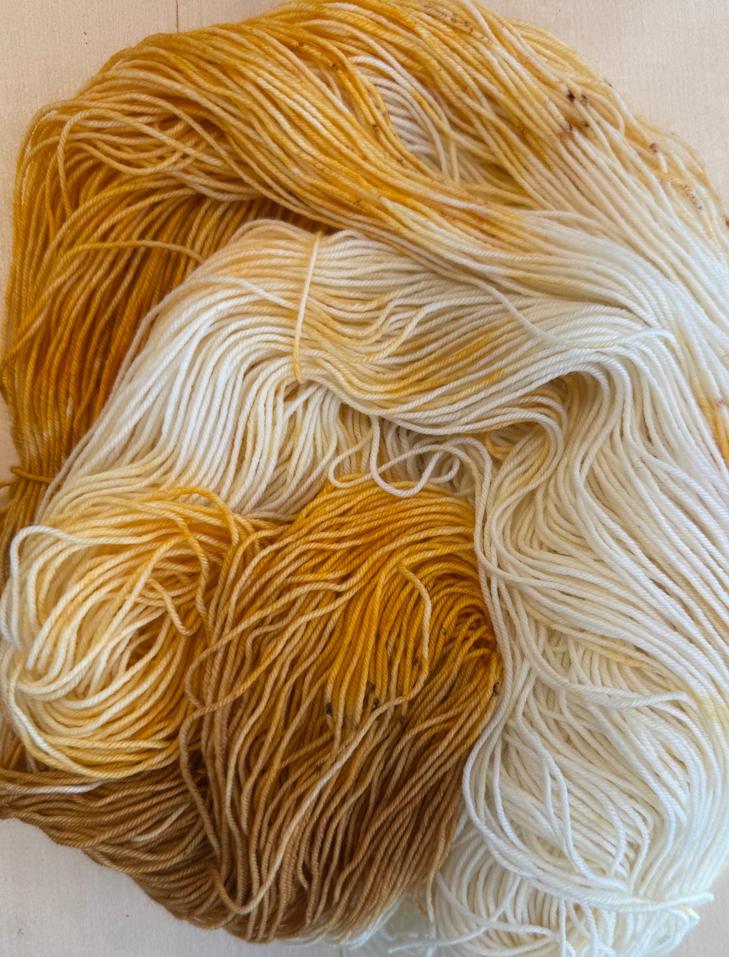Pumpkin Spice Hand Dyed Yarn