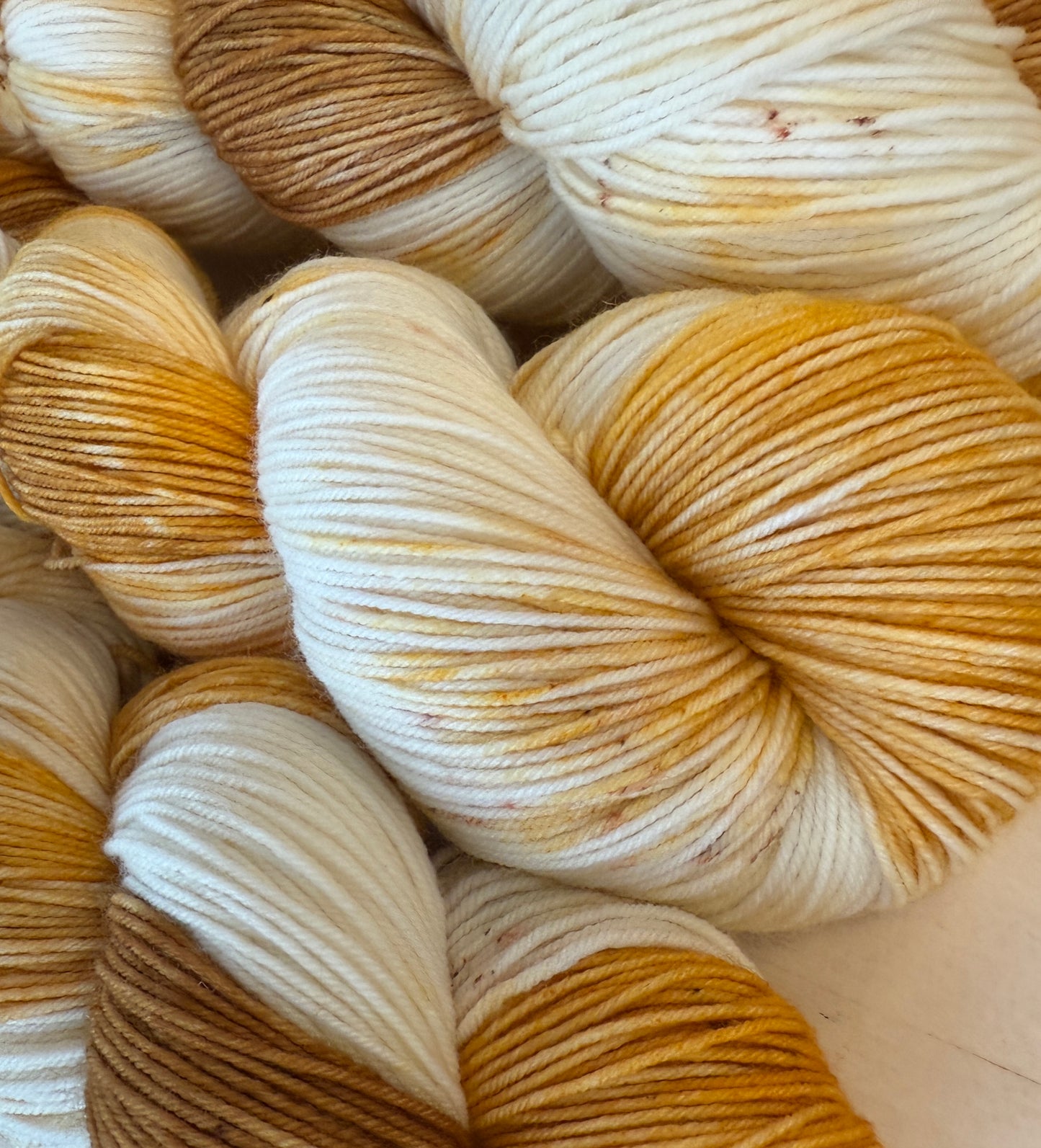 Pumpkin Spice Hand Dyed Yarn