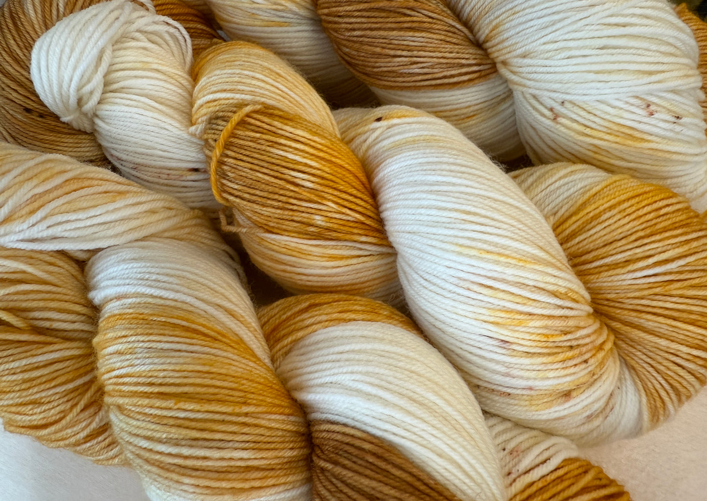Pumpkin Spice Hand Dyed Yarn