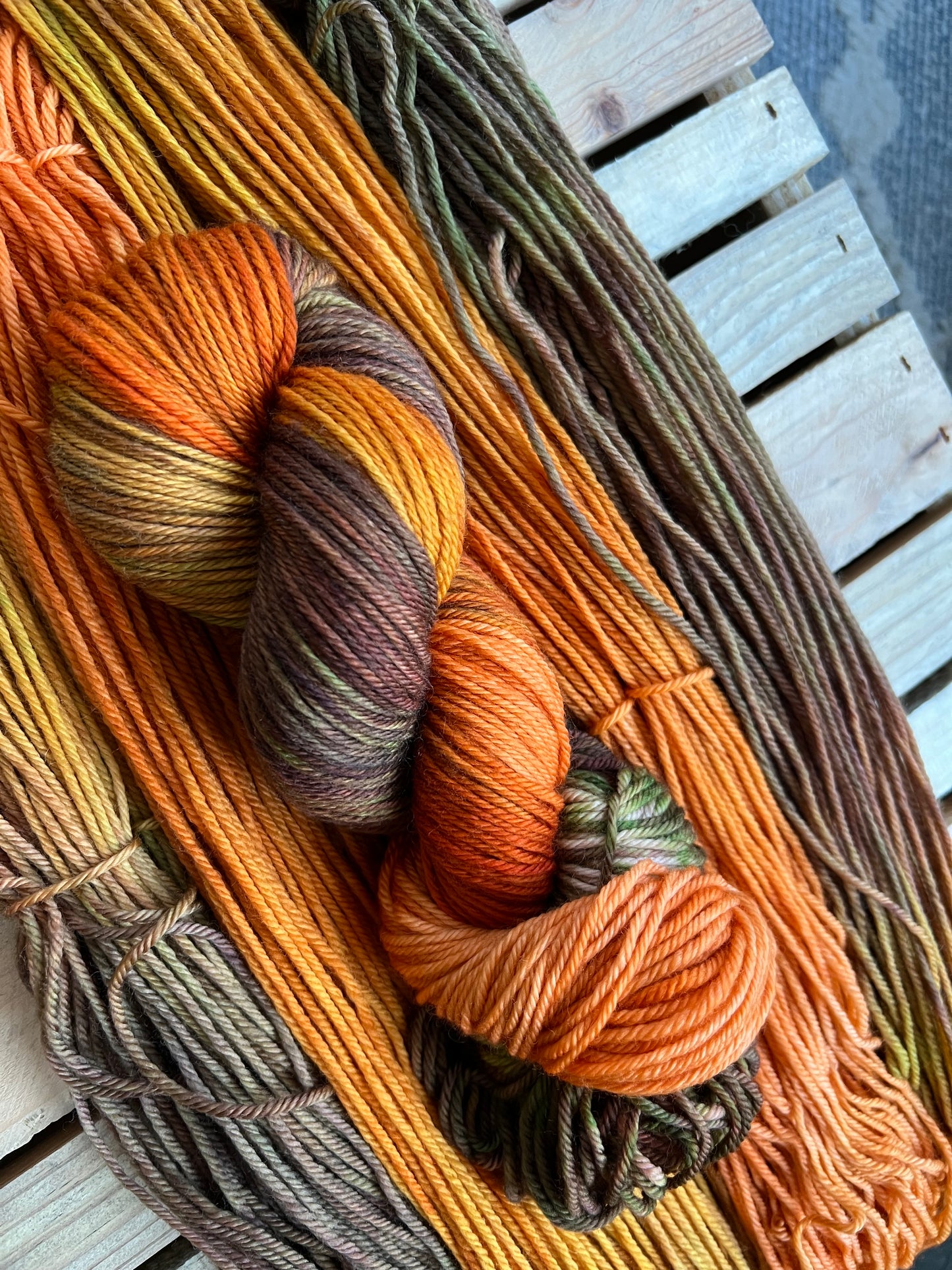 September Hand Dyed Yarn