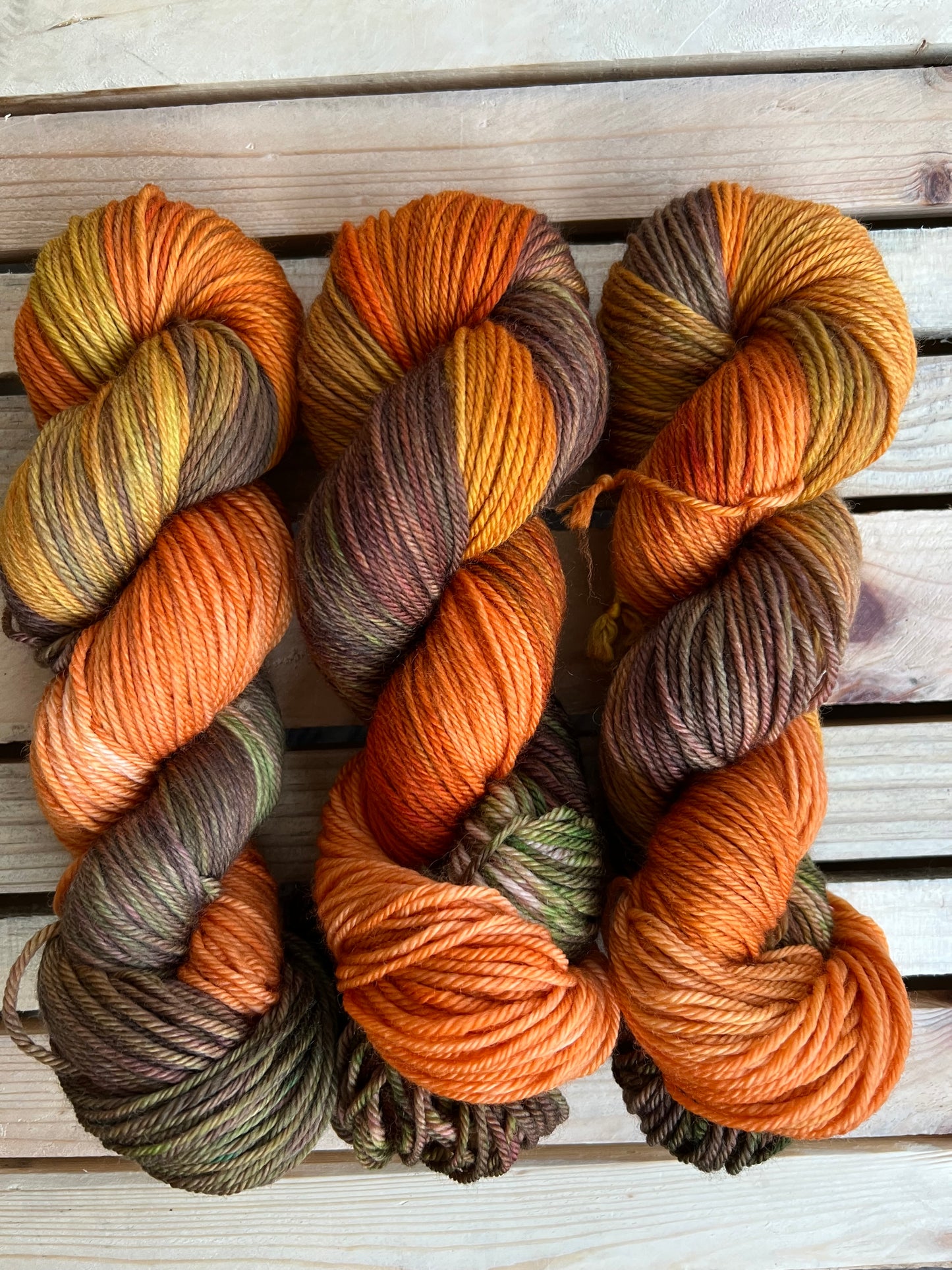 September Hand Dyed Yarn